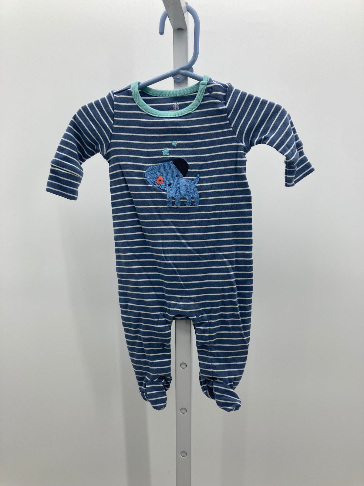 EMBROIDERED PUPPY ROMPER