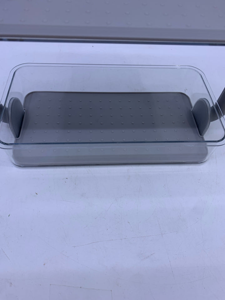 2 TIERED PLASTIC SPICE RACK.