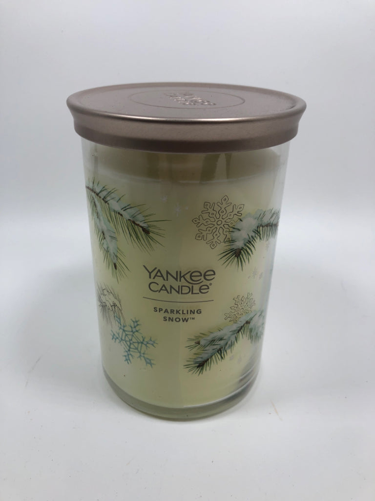 SPARKLING SNOW YANKEE CANDLE.