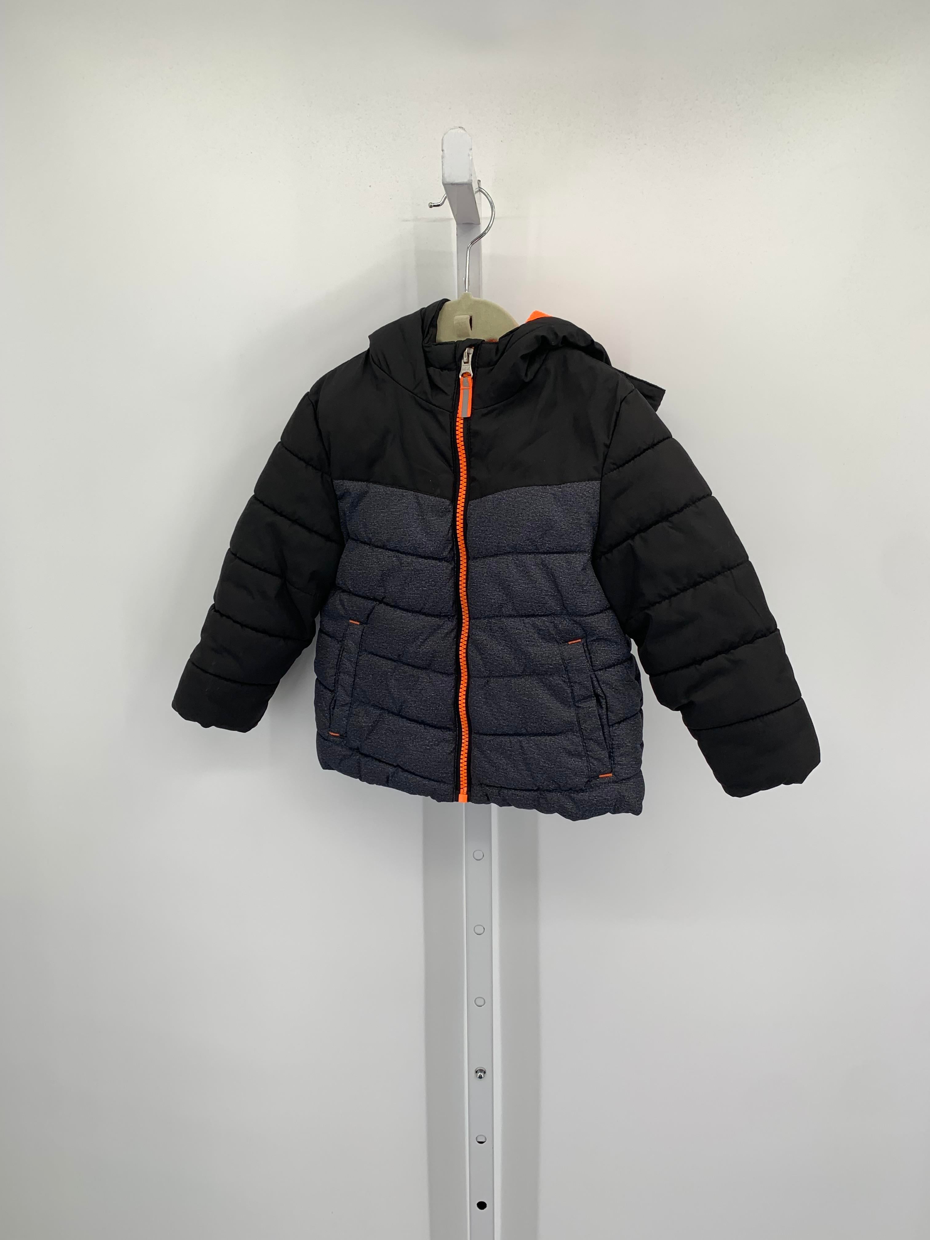 ORANGE FLEECE LINED HOODED ZIP