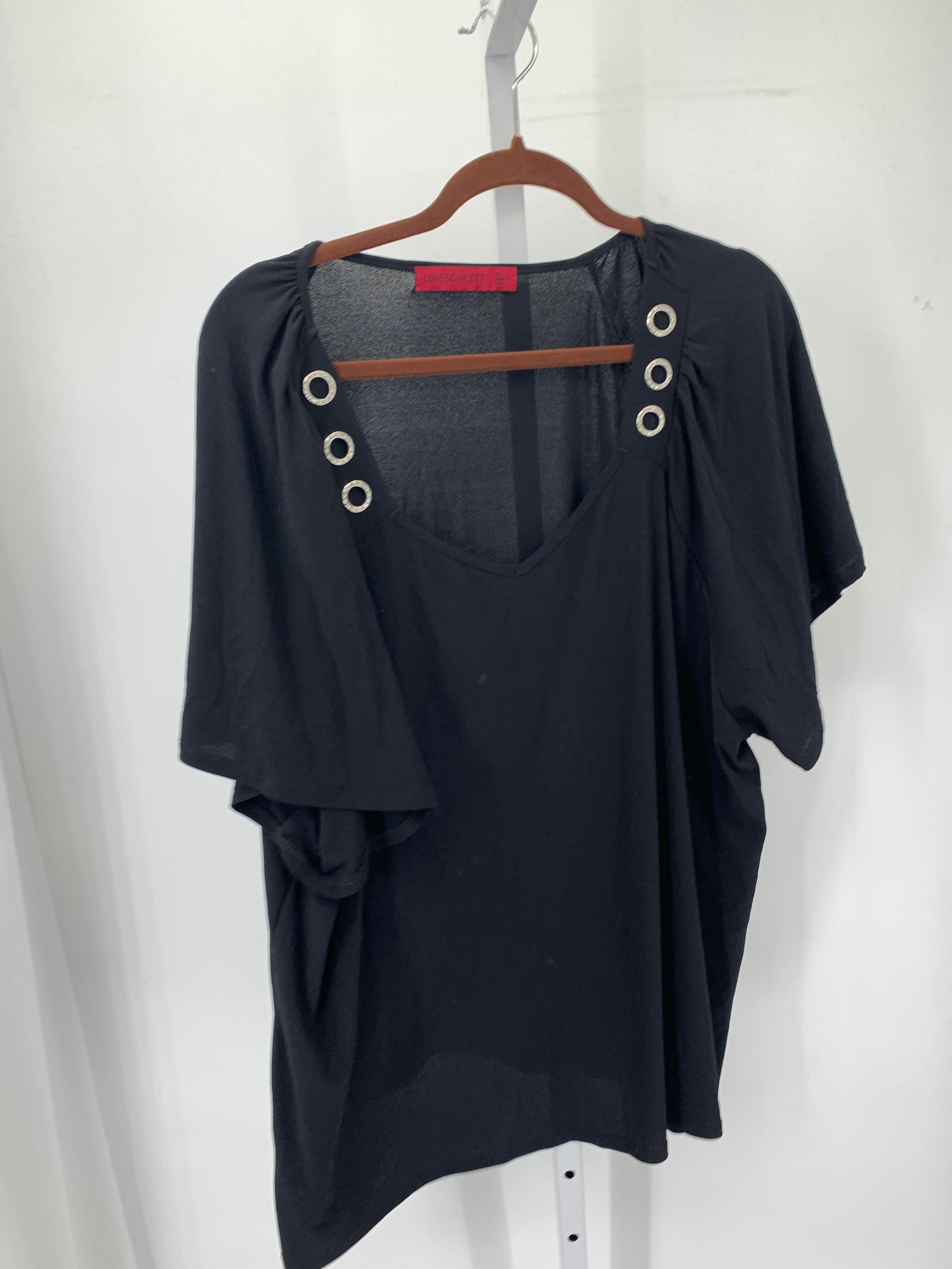 Love Scarlett Size 3X Womens Short Sleeve Shirt