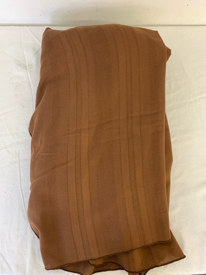 BROWN TABLE CLOTH.