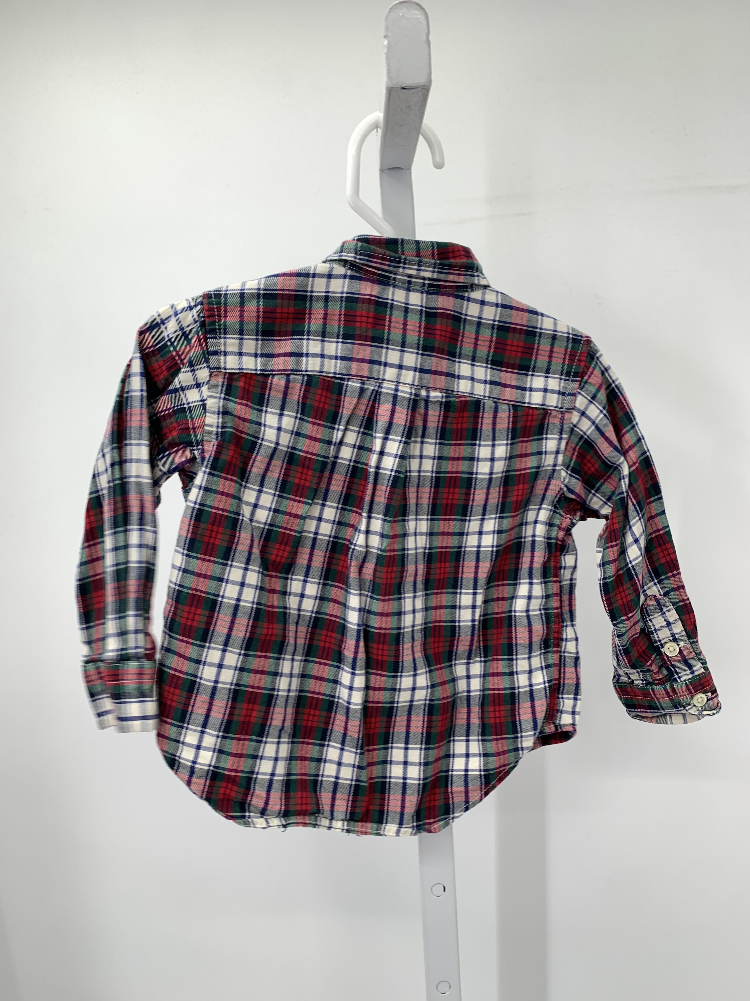 PLAID BTN DOWN