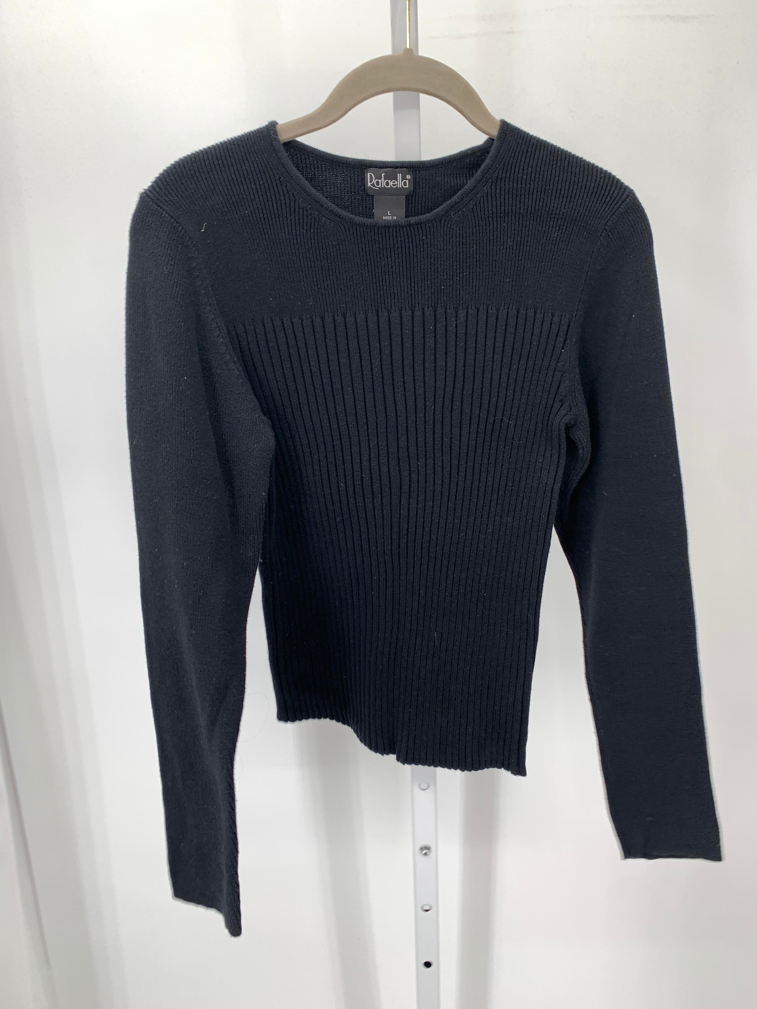 Rafaella Size Large Misses Long Slv Sweater