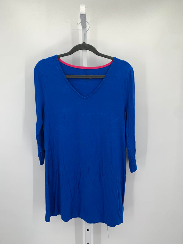 Isaac Mizrahi Size Medium Misses 3/4 Sleeve Shirt