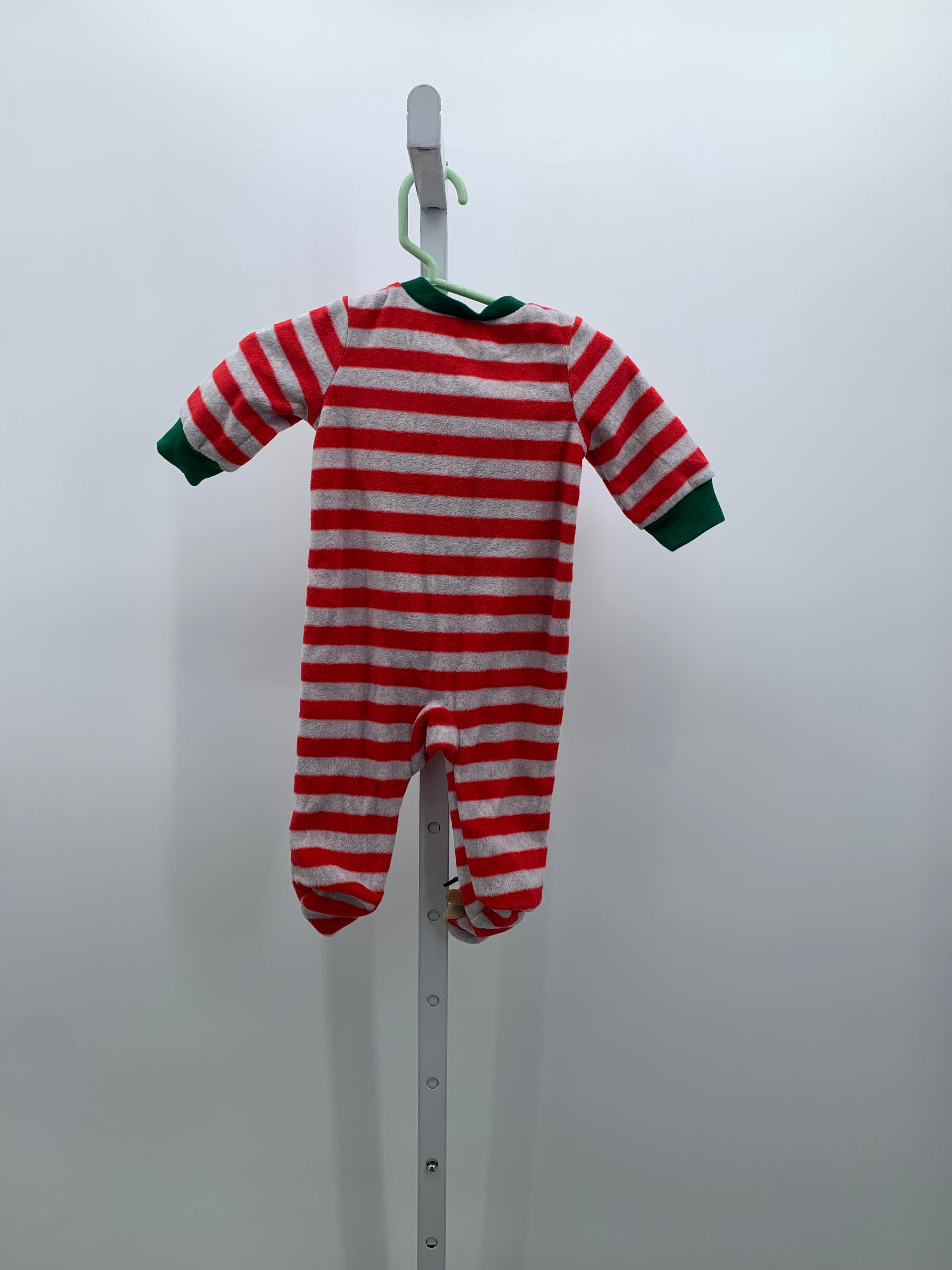 STRIPES FLEECE ROMPER REINDEER