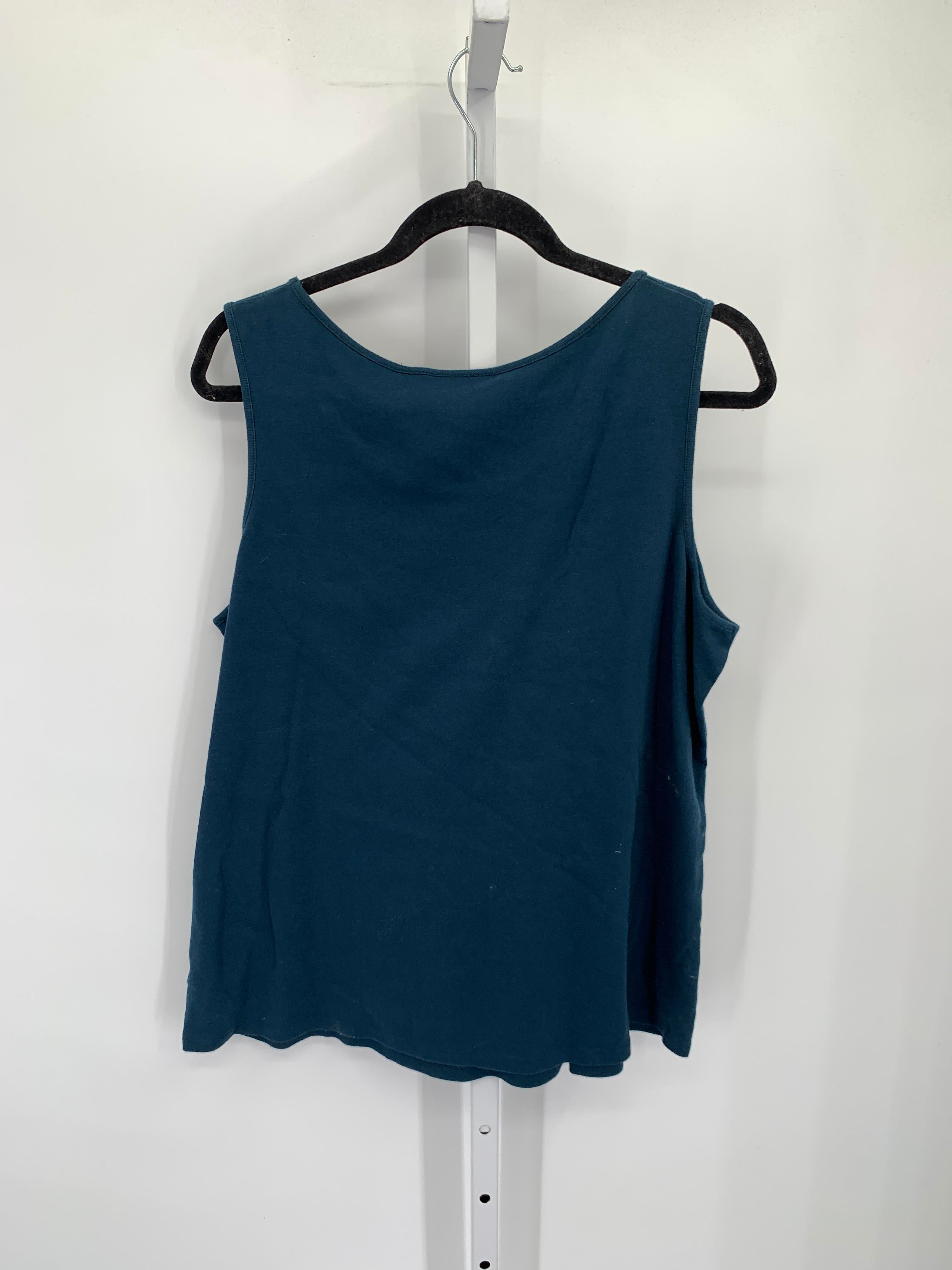 Avenue Size 22/24 W Womens Sleeveless Shirt