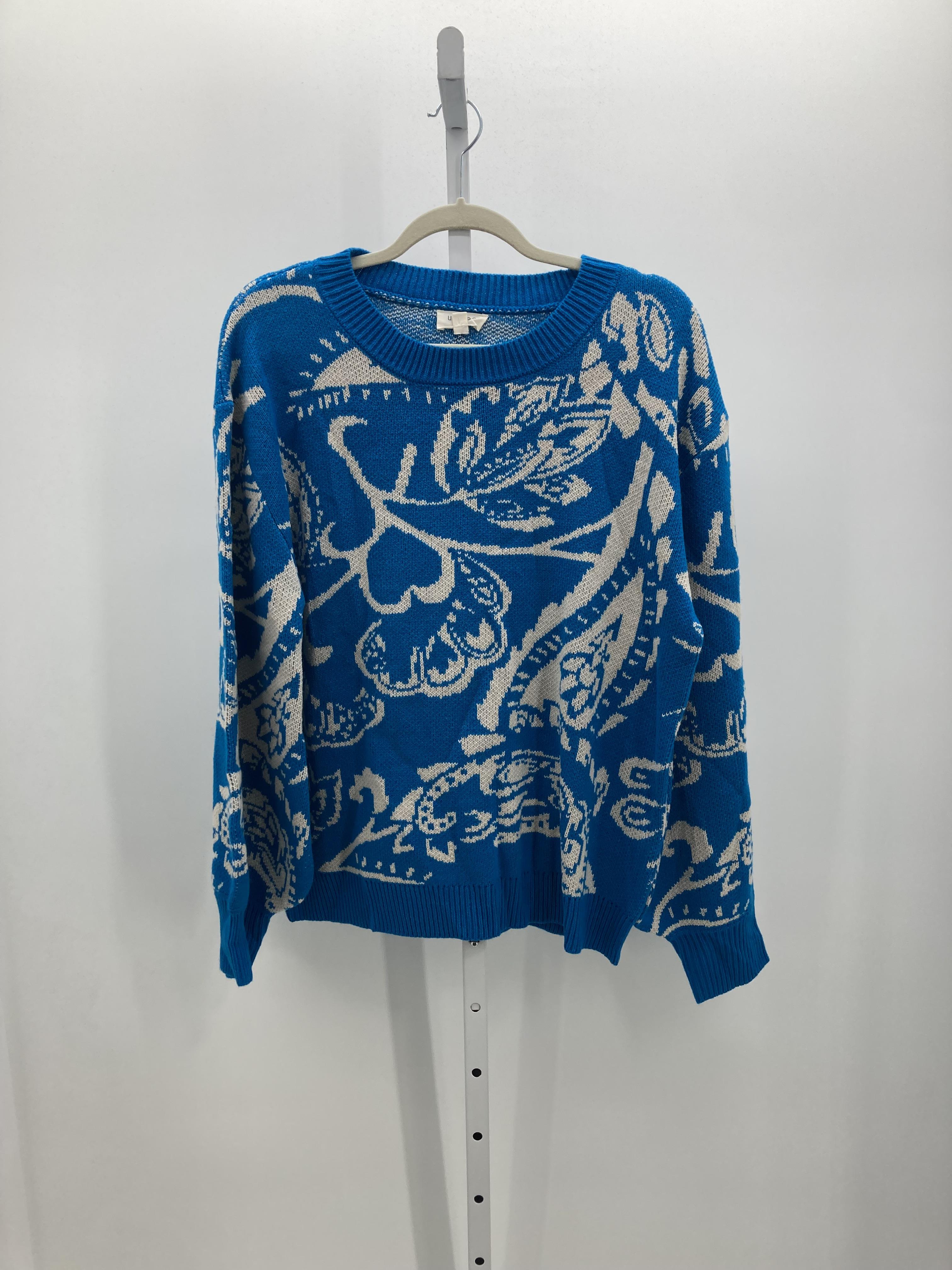 um Gee Size Medium Misses Long Slv Sweater