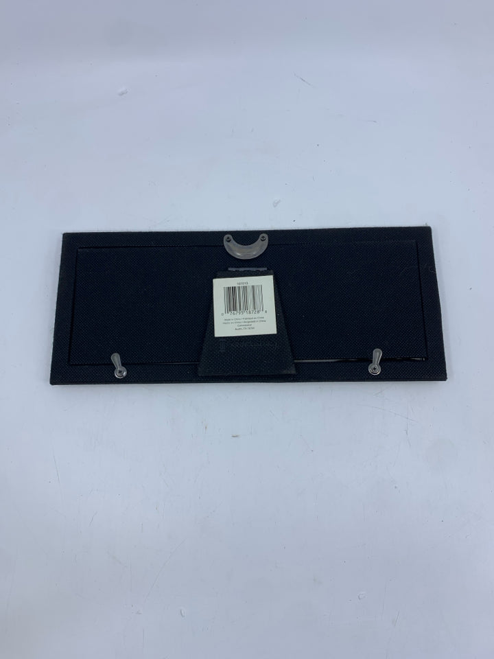 RECTANGLE SILVER BEADED FRAME.