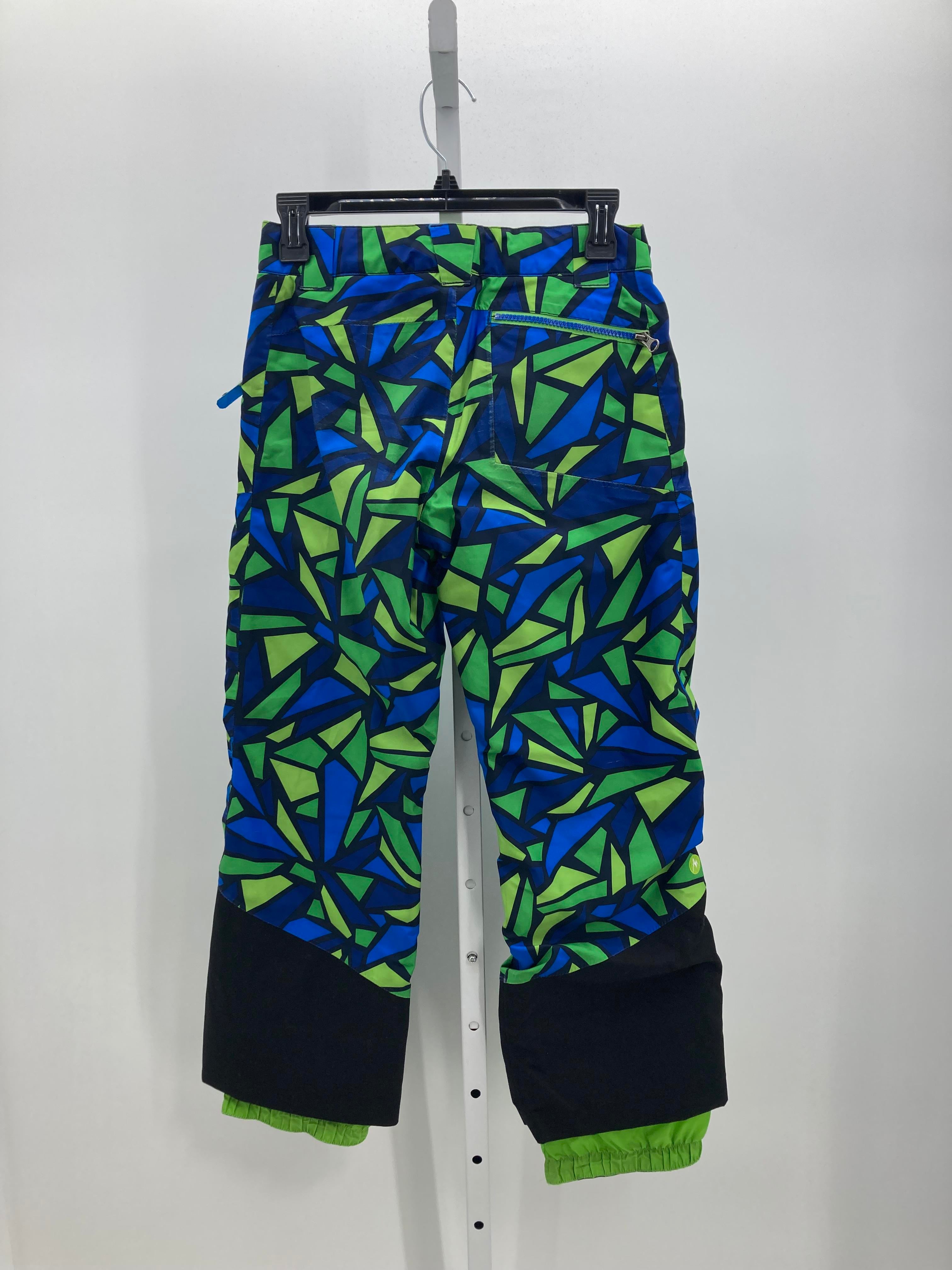 GREEN PATTERN FLEECE LINED