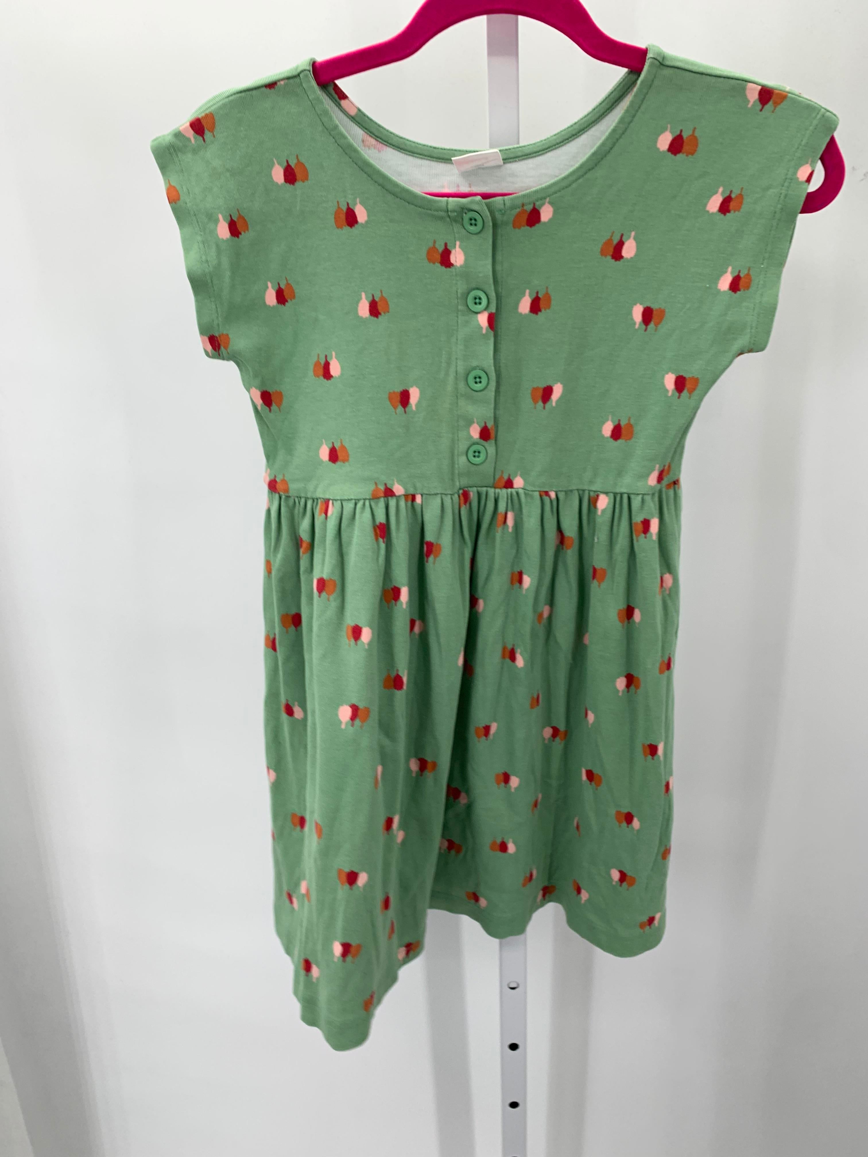 Hanna Anderson Size 6-7 Girls Short Sleeve Dress