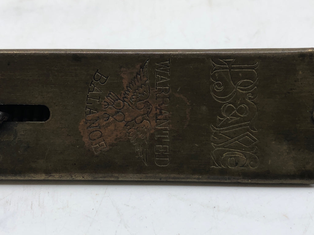 VTG PS+W CO WARRANTED BALANCE SCALE.