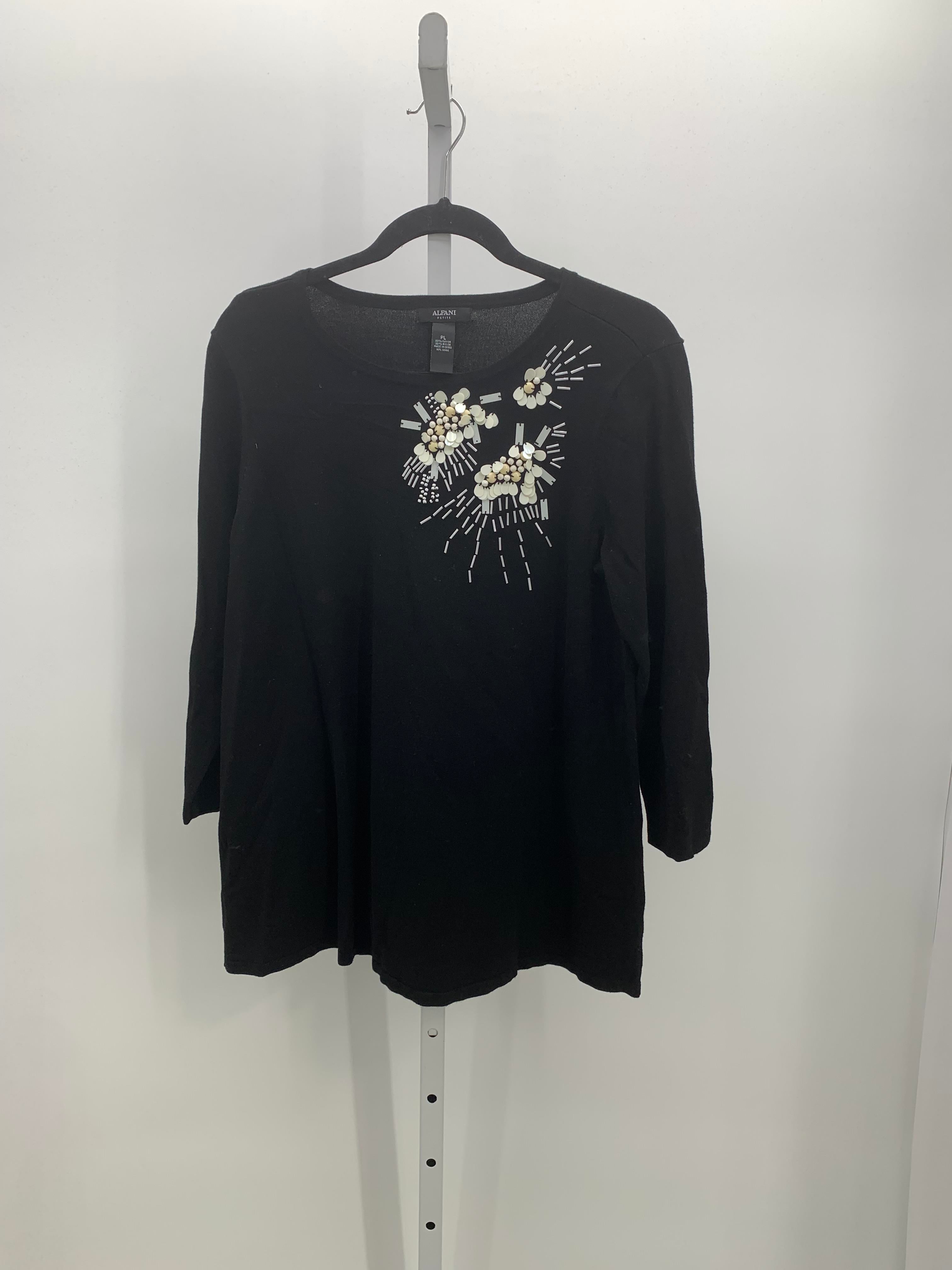 Alfani Size Large Petite Petite 3/4 Sleeve Sweater