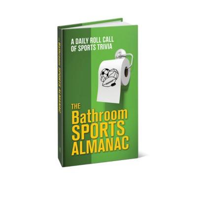 The Bathroom Sports Almanac - Featuring a hardbound cover, the Bathroom Sports A