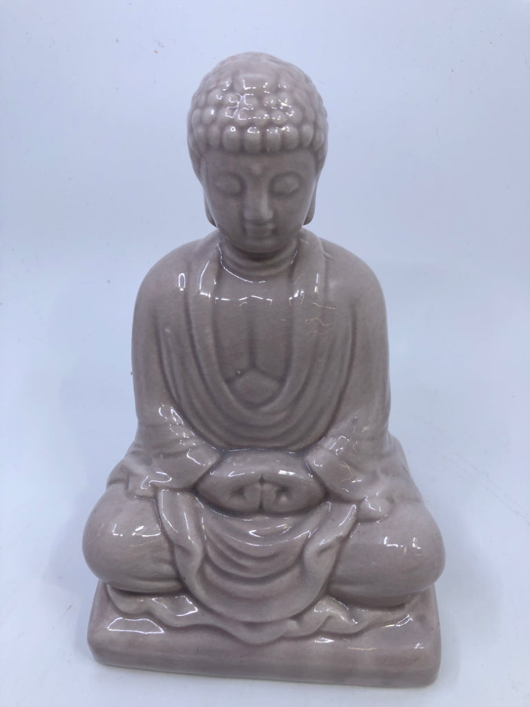 OFF WHITE/PINK GLOSSY BUDDHA.