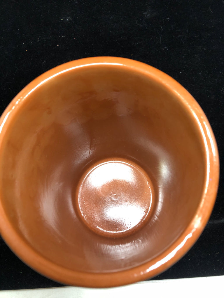 MUSTARD YELLOW RED POPPY WINE COOLER.