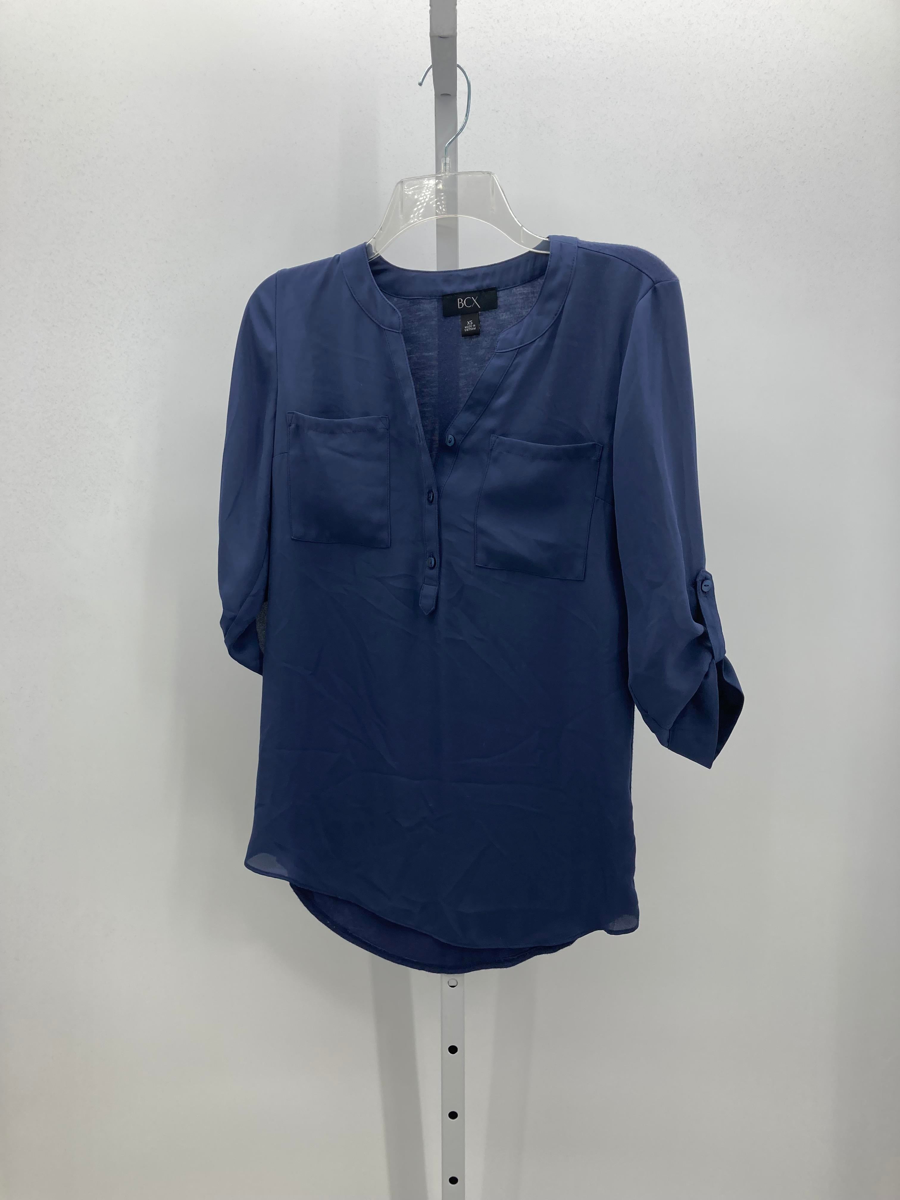 BCX Size X Small Misses 3/4 Sleeve Shirt