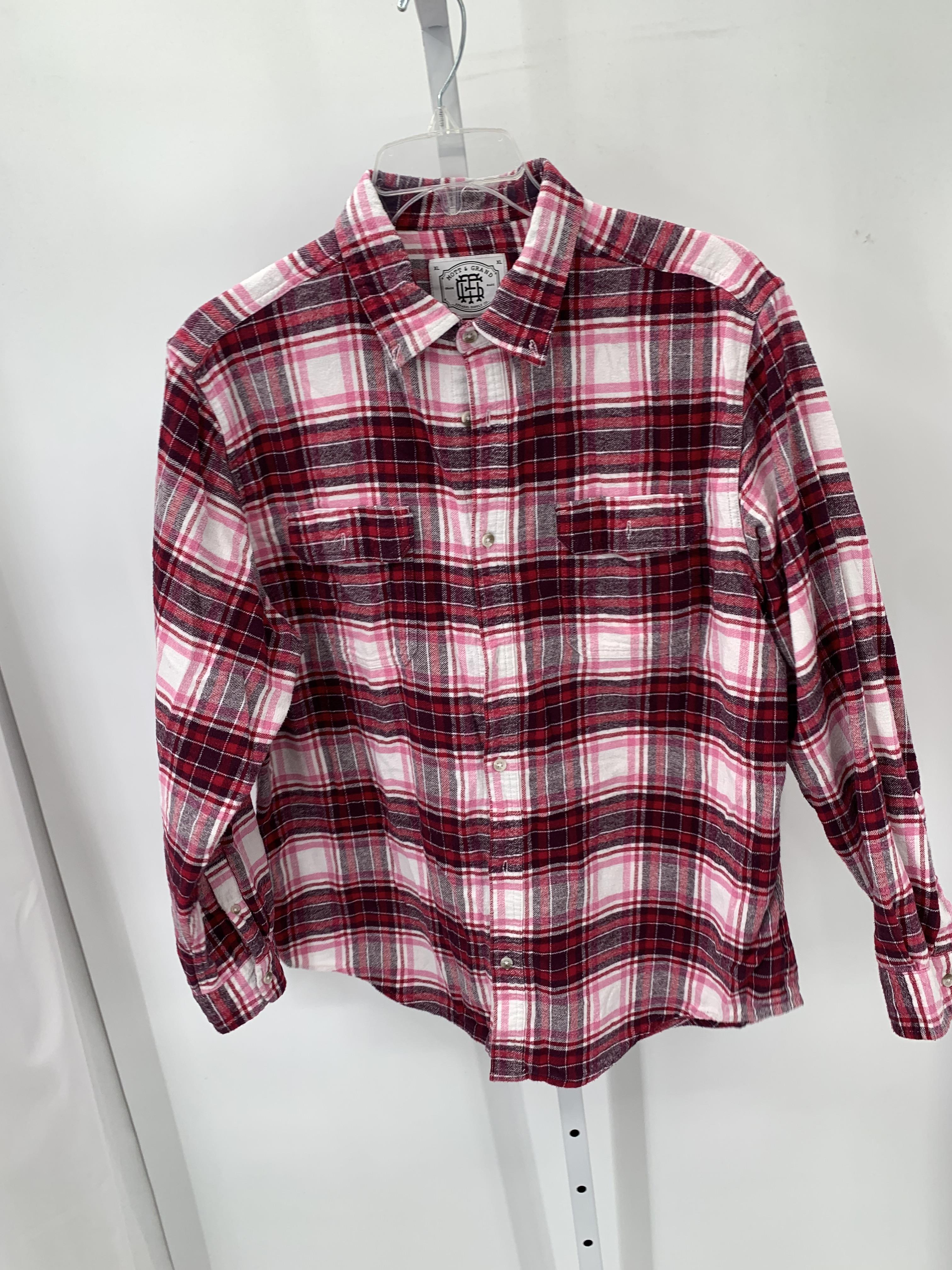 NEW PURPLE WHITE PLAID.