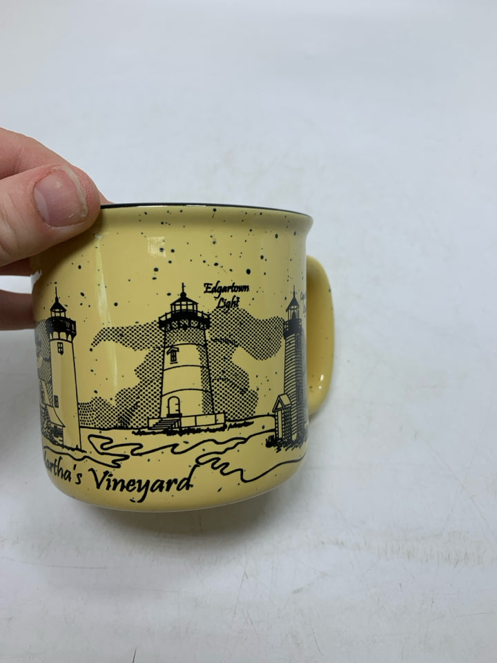 LIGHT HOUSES OF MARTHA VINEYARD MUG.