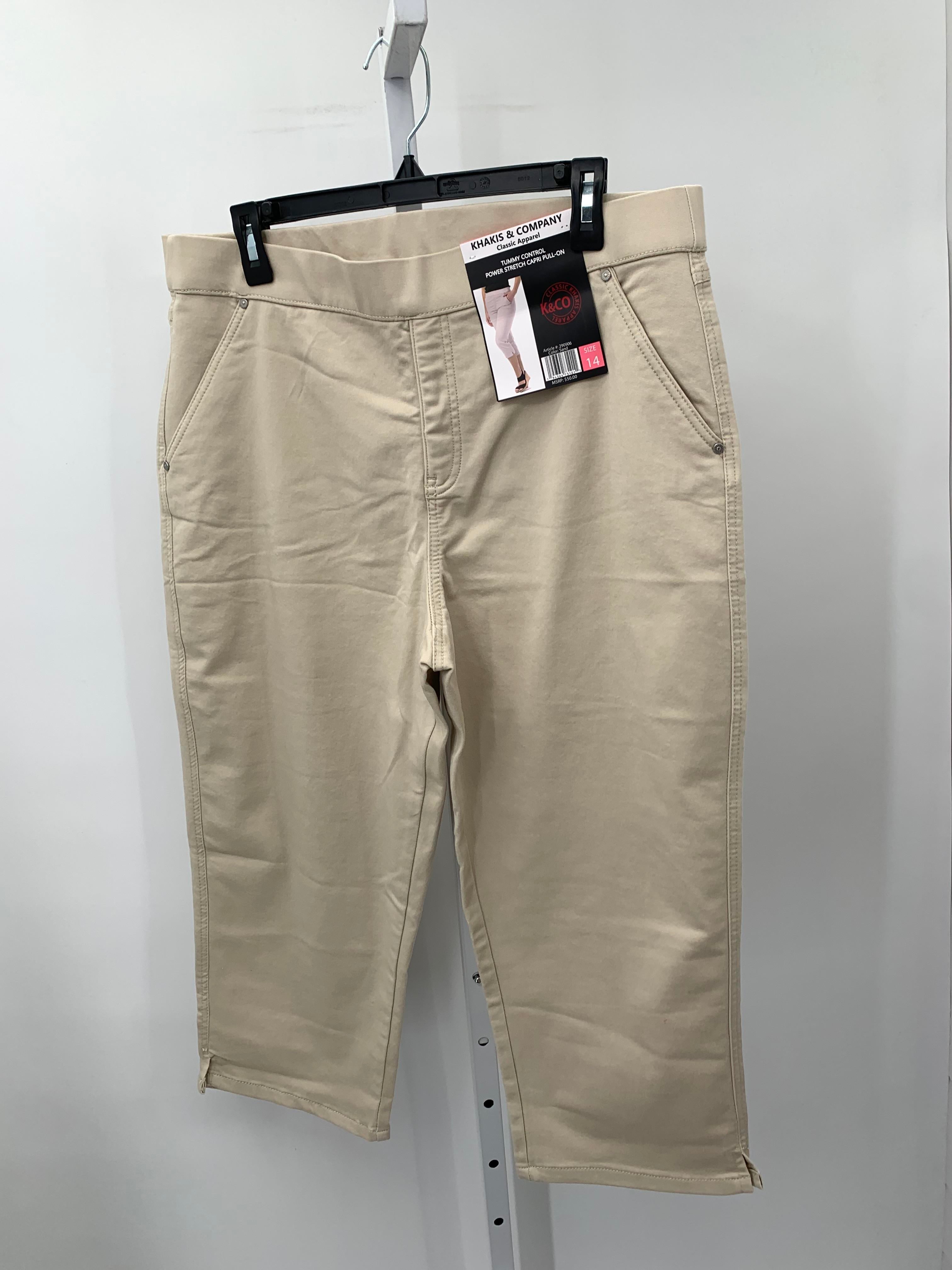 Khakis & Co Size 14 Misses Capri Pants