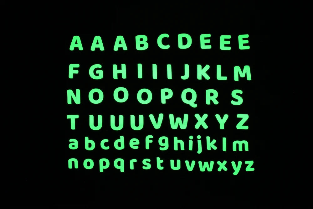 New GloPlay Alphabet Letters Stickers