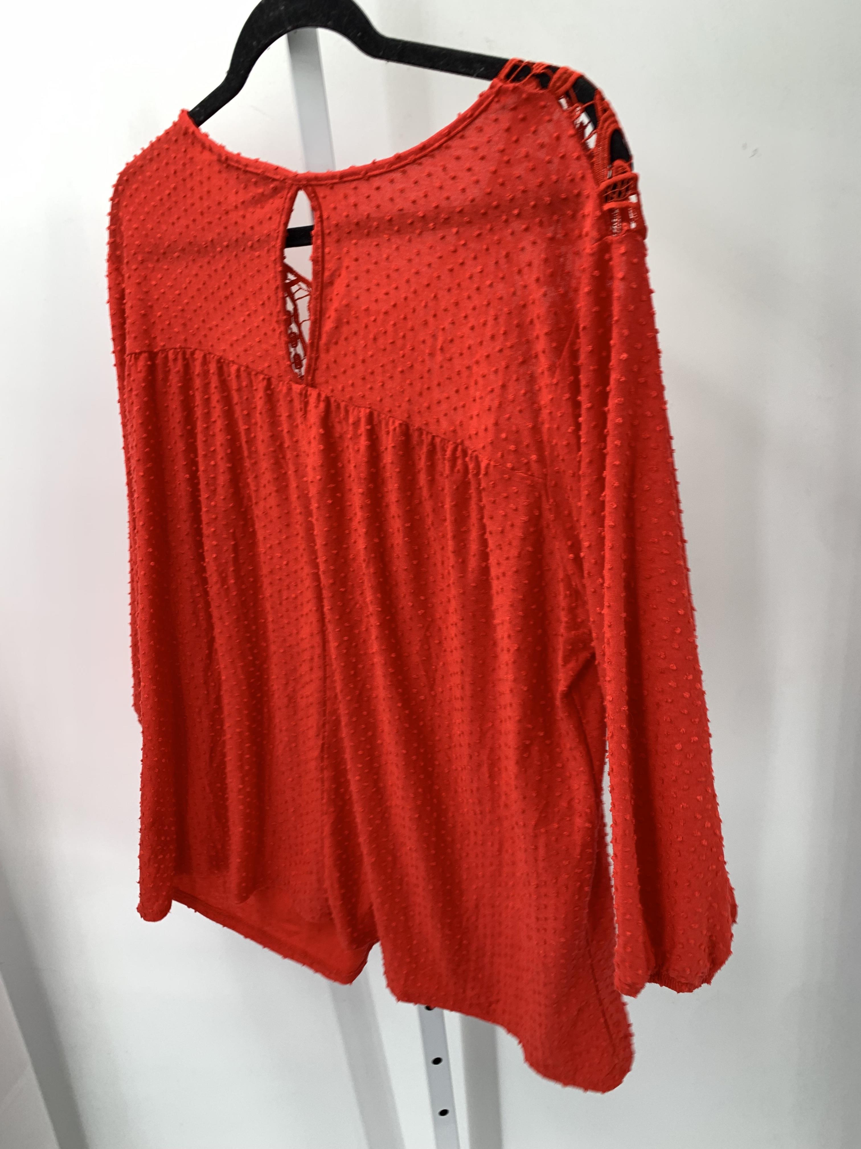 Zac & Rachel Size 1X Womens 3/4 Sleeve Shirt