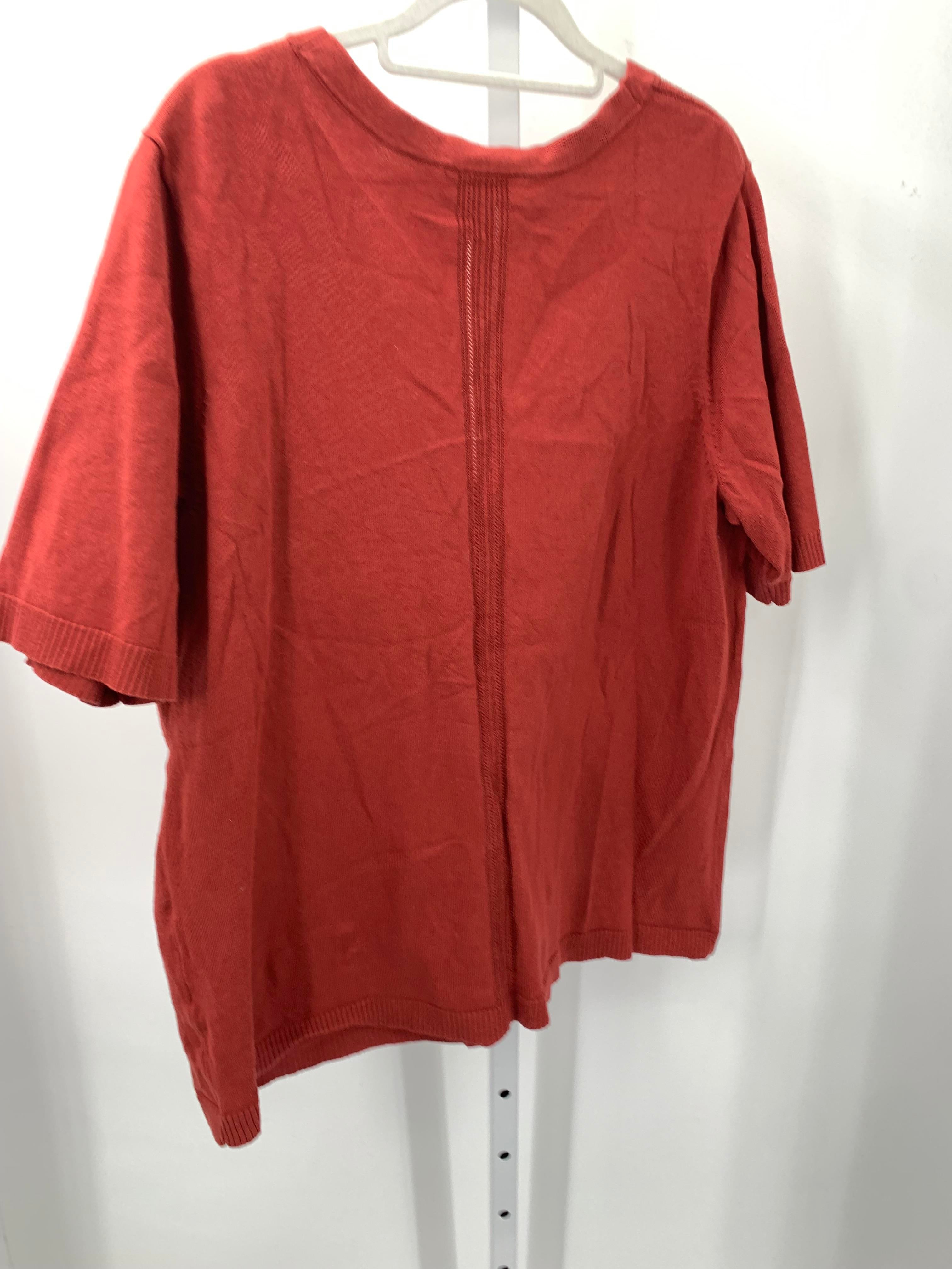 CJ Banks Size 1X Womens Short Slv Sweater