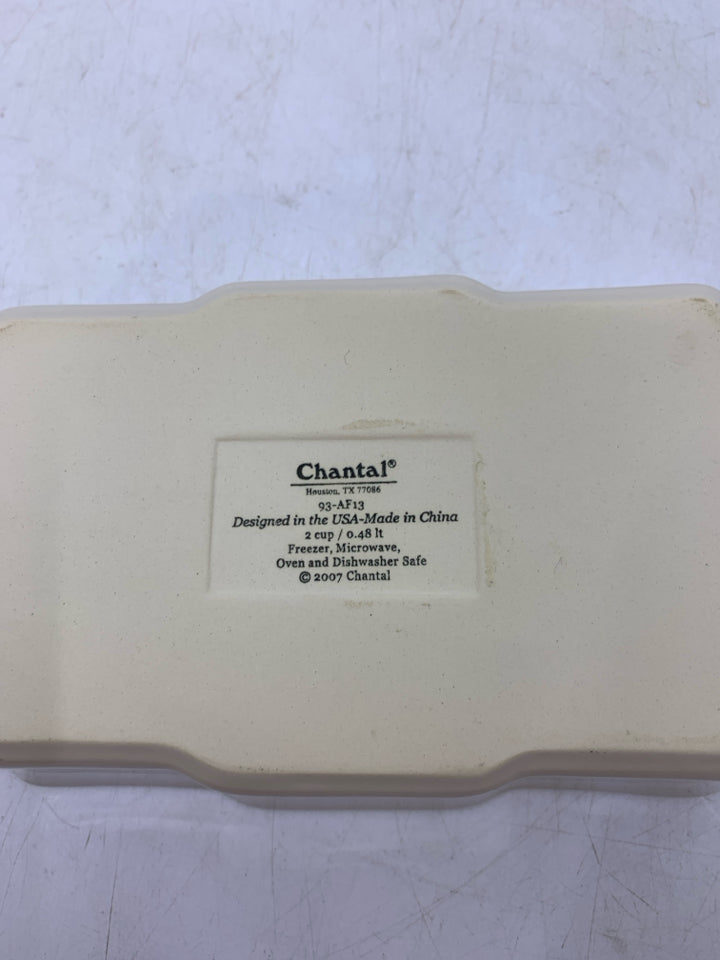 SMALL STONEWARE BAKER.