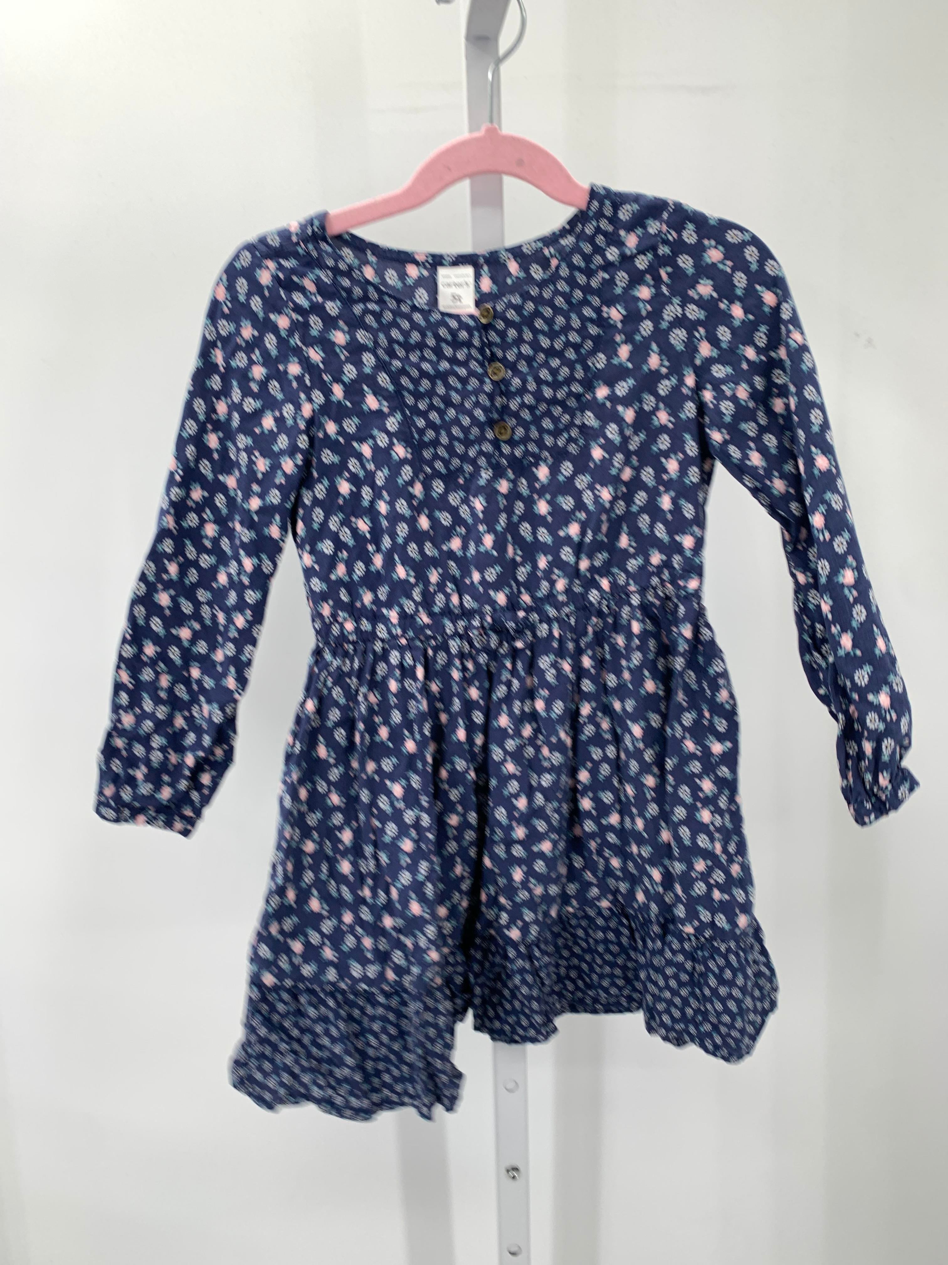 Carters Size 5T Girls Long Sleeve Dress