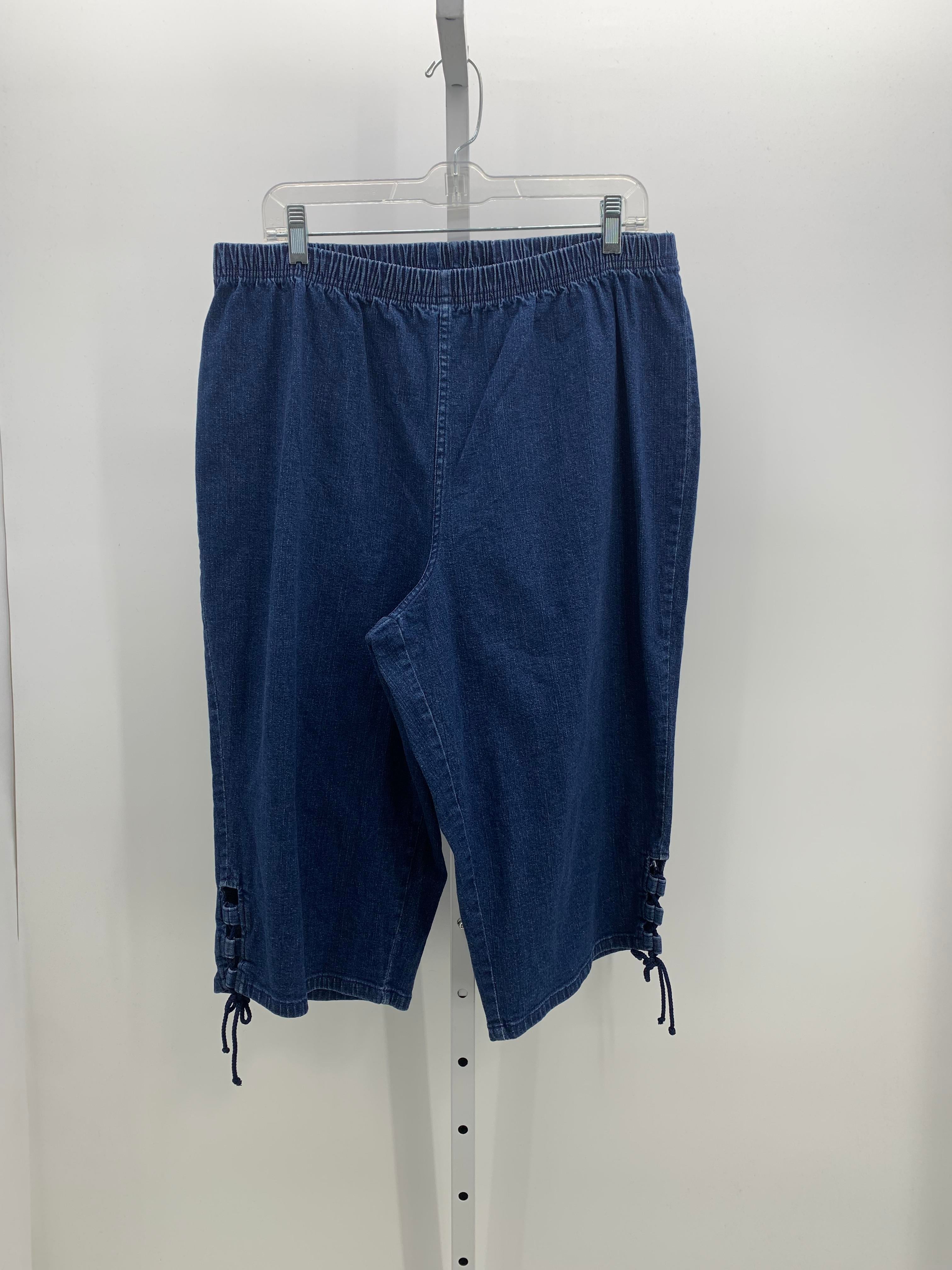 Croft & Barrow Size 2X Womens Capri Pants