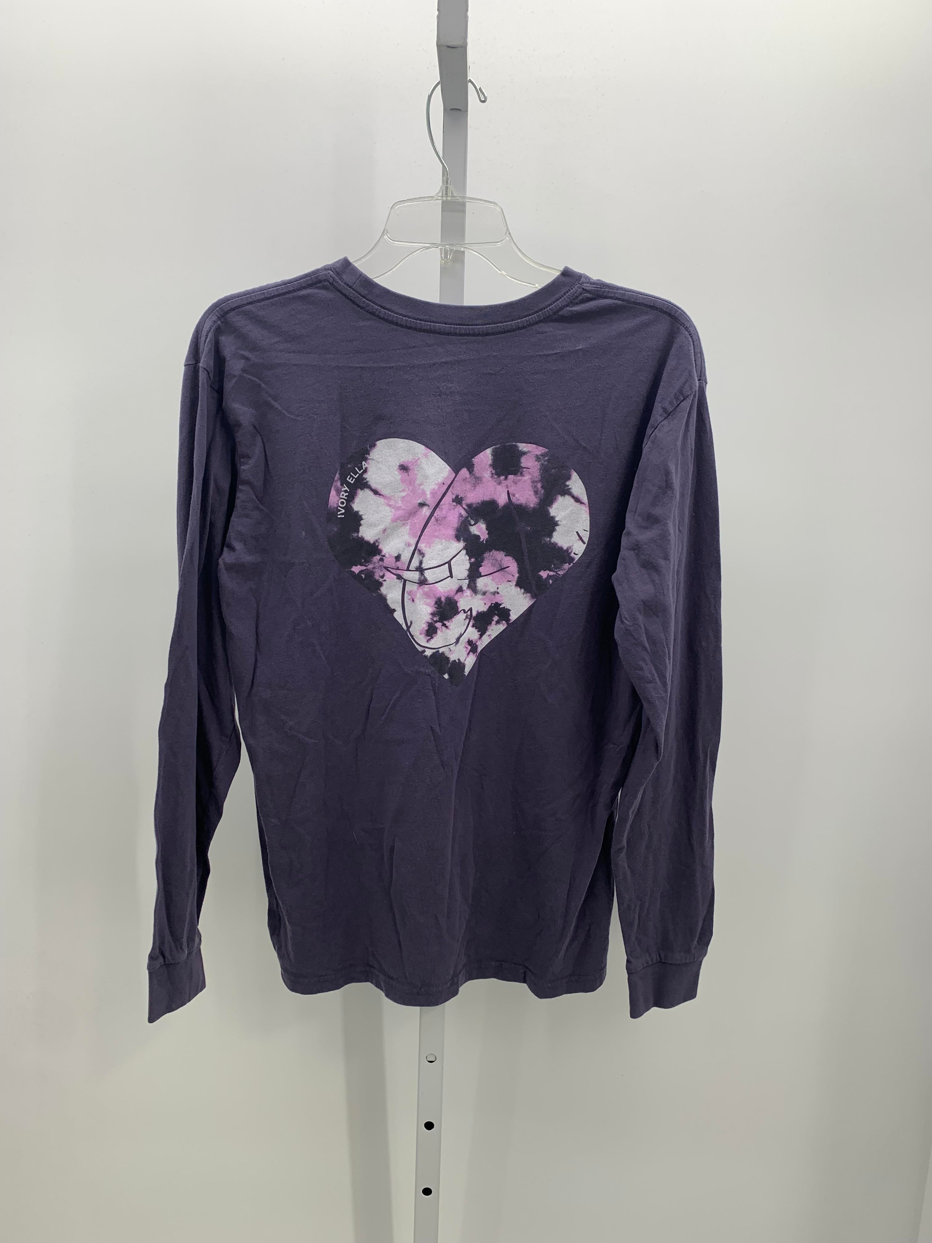 Ivory Ella Size Small Juniors Long Sleeve Shirt