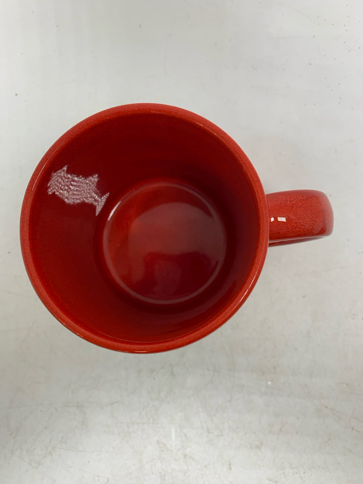 RED CHRISTMAS TREE WAECHTERSBACH MUG.