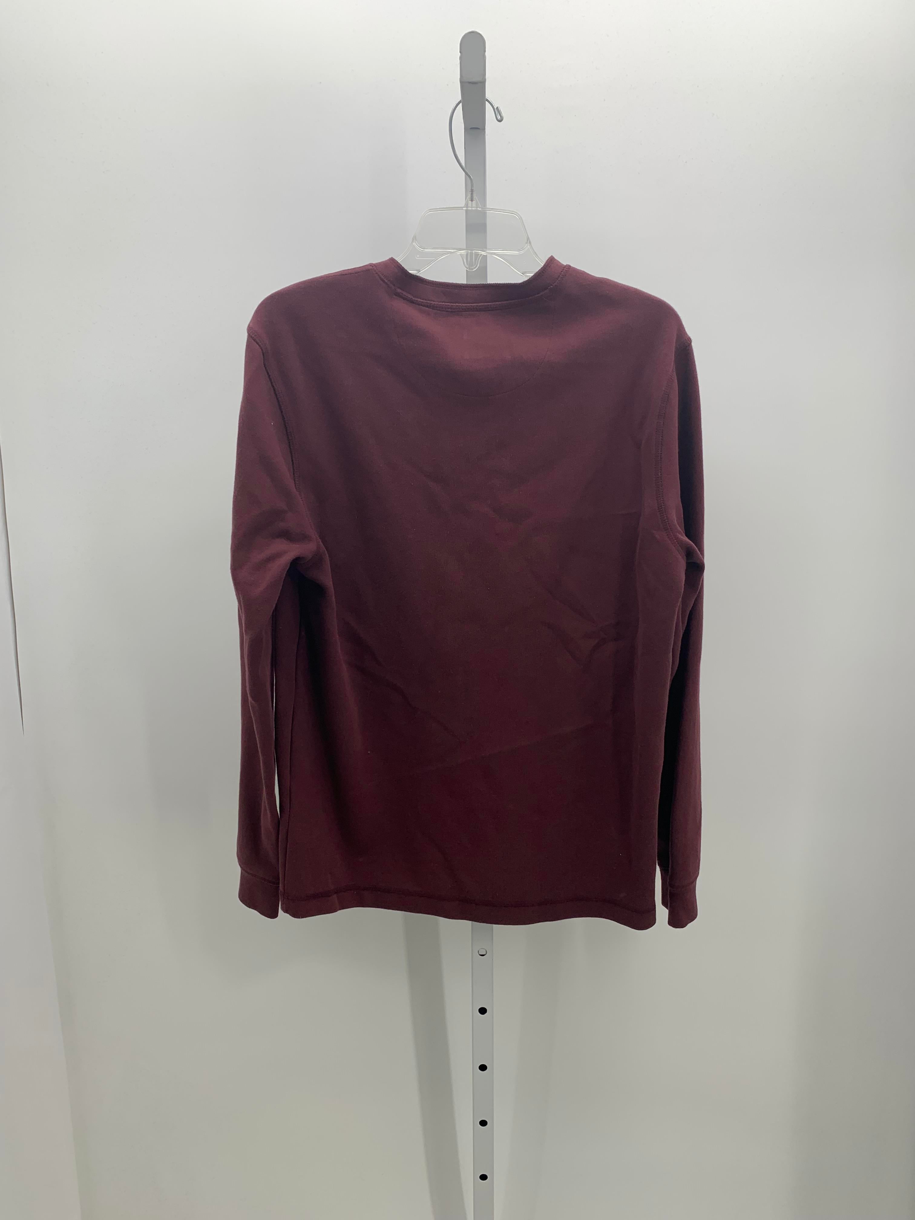 HENLEY KNIT SHIRT- COPPER OAK