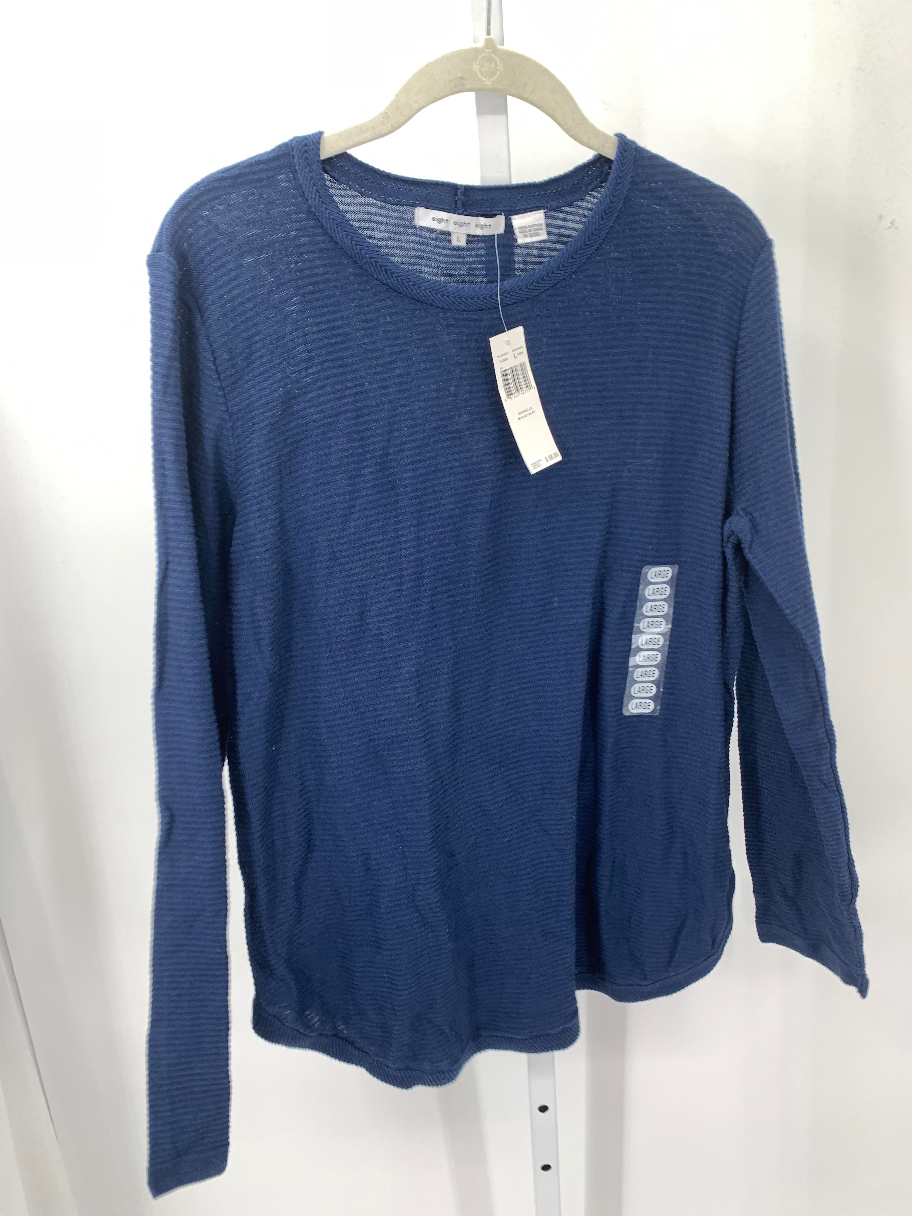 eight eight eight Size Large Misses Long Slv Sweater