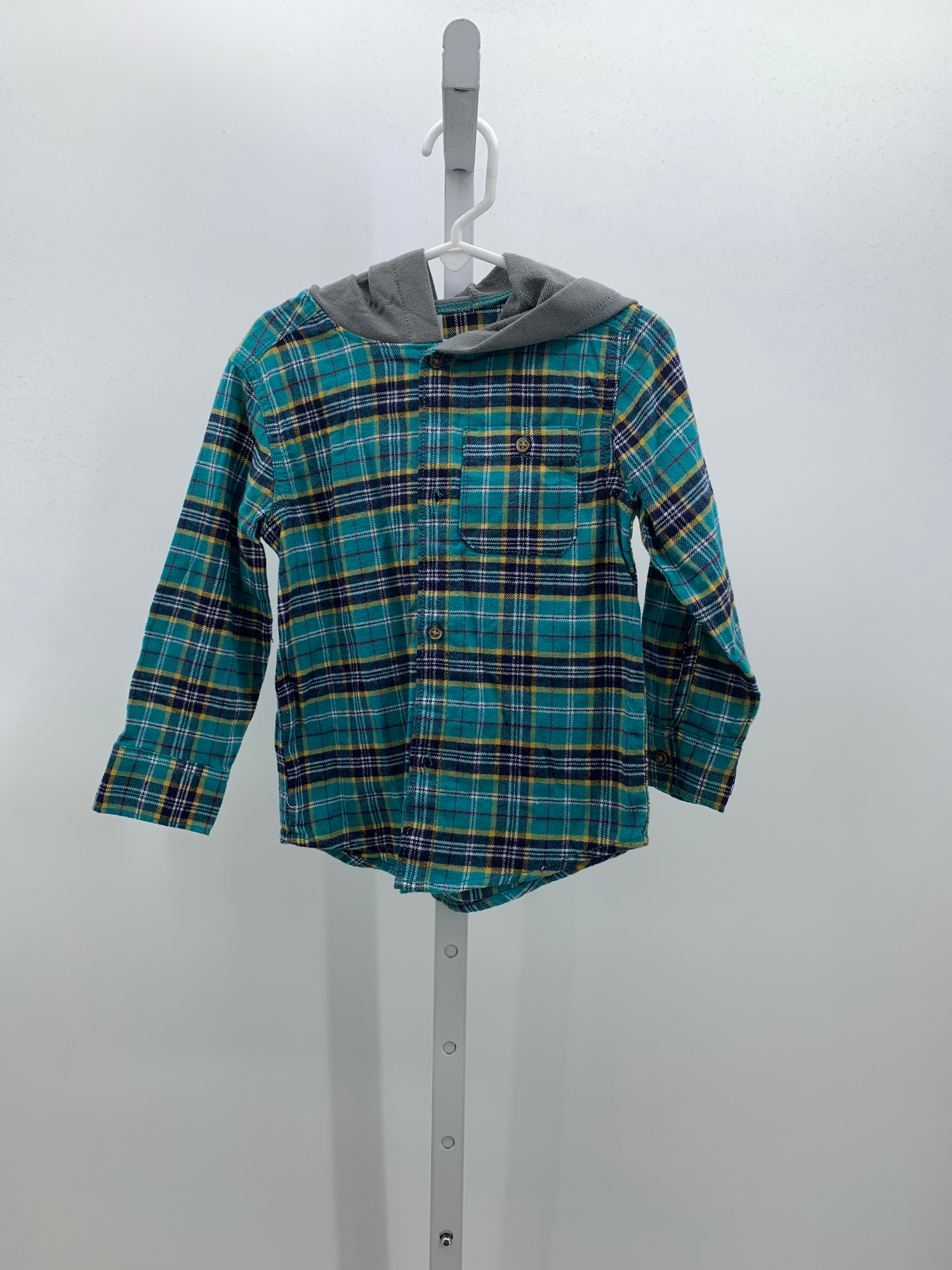 HOODED PLAID