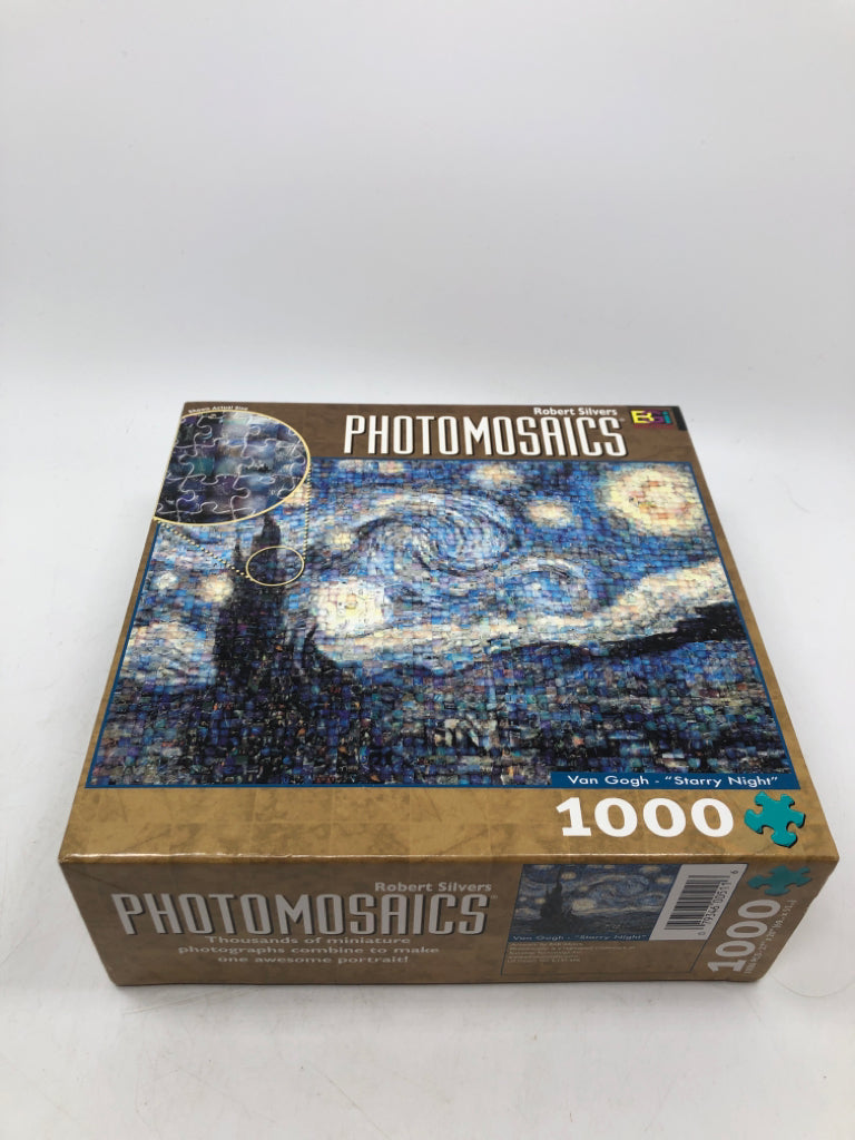 NIB PHOTOMOSAICS STARRY NIGHT PUZZLE.