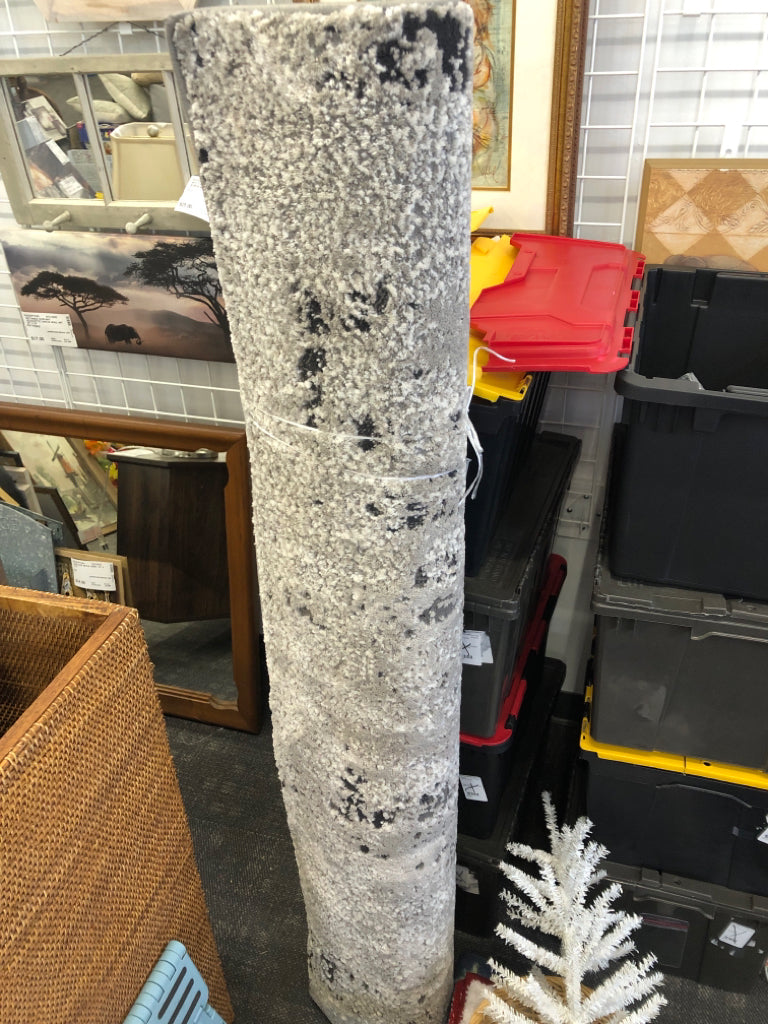 KARMA BLACK, GREY, WHITE AREA RUG.