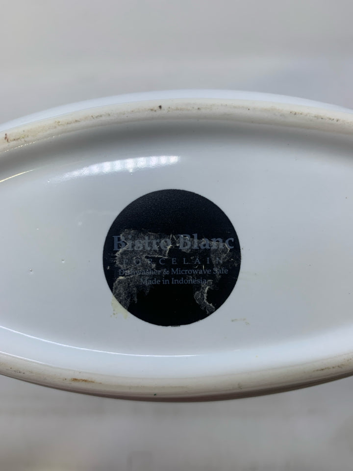 PORCELAIN BISTRO BLANC.