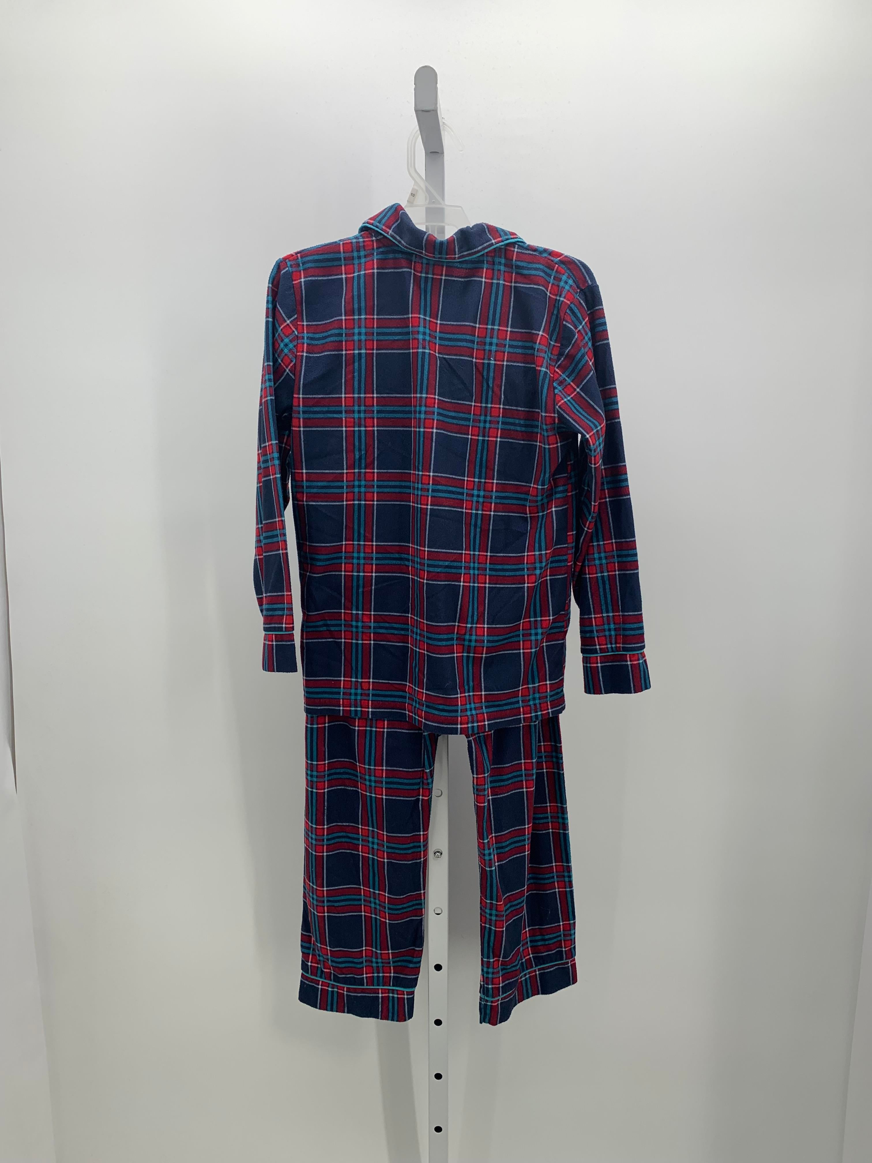 NAVY/ RED PLAID PJS