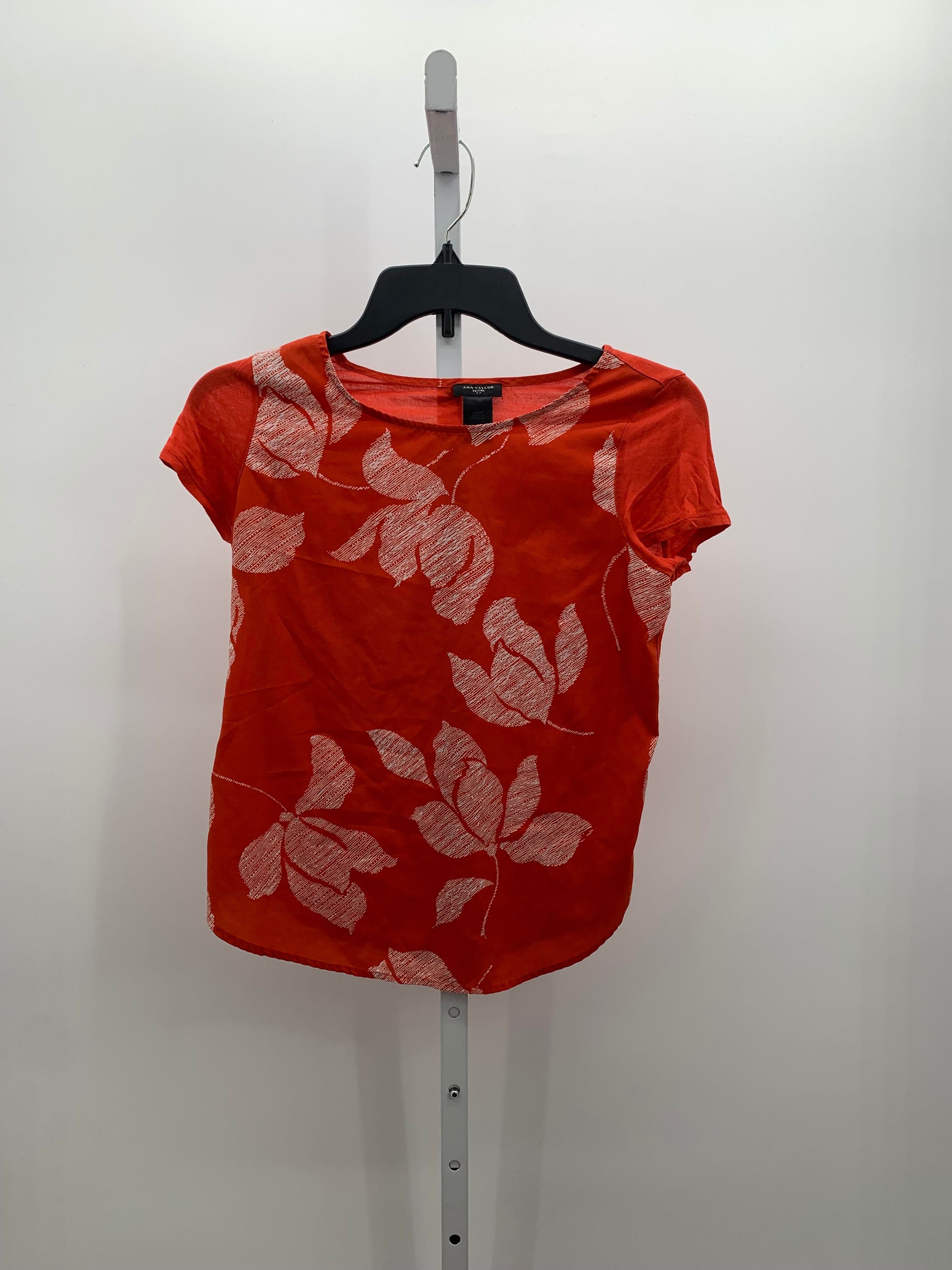 Ann Taylor Size XX Small Petite Petite Short Sleeve Shirt