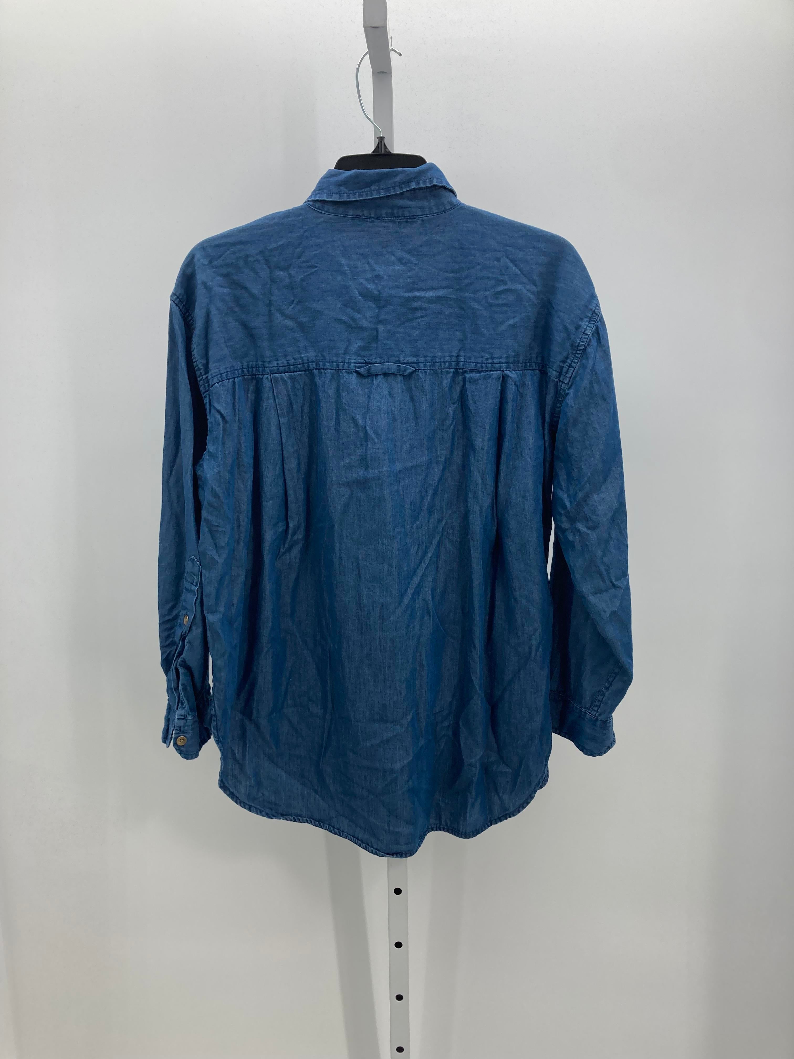 Gloria Vanderbilt Size Medium Misses Long Sleeve Shirt