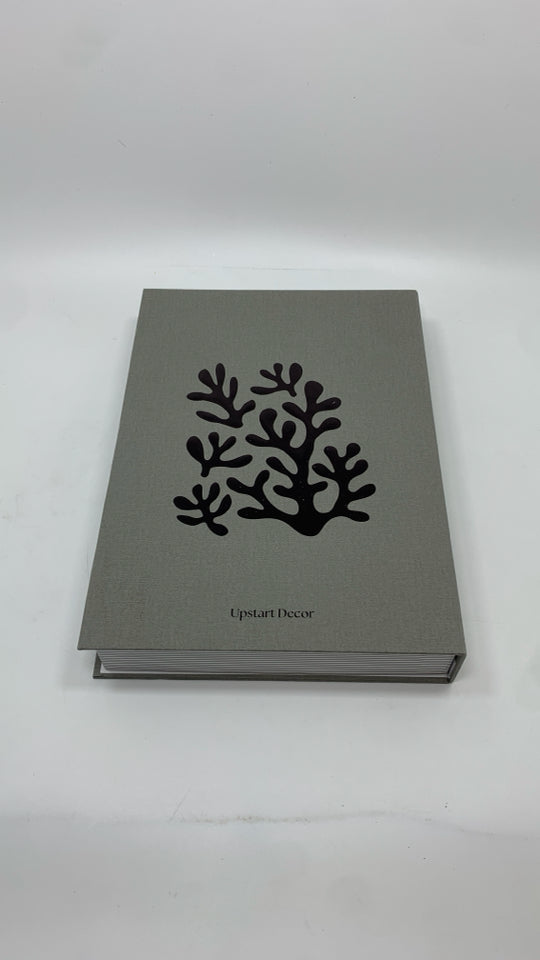 MATISSE FAUX BOOK CARDBOARD STORAGE BOX.