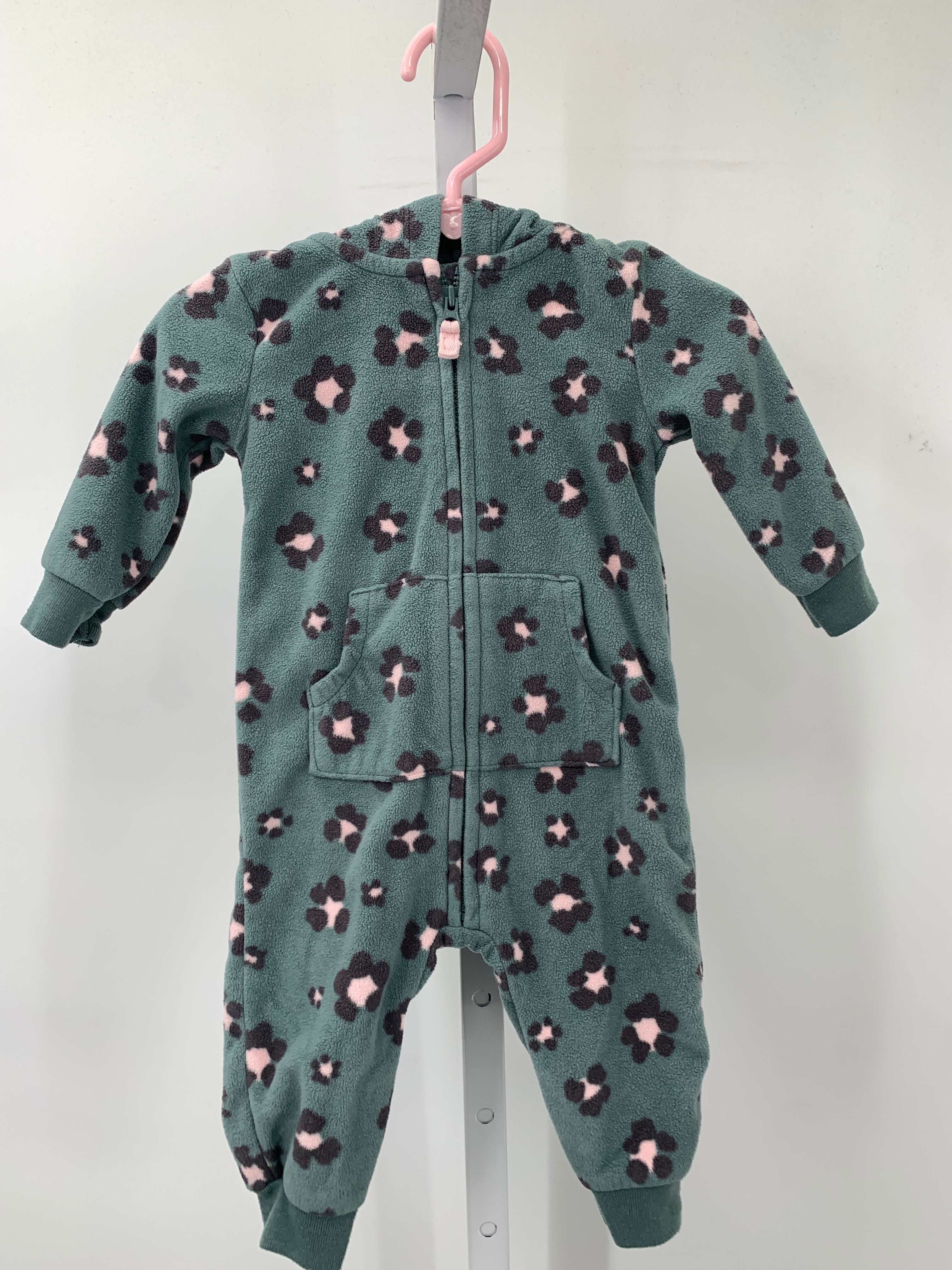 Carters Size 6 Months Girls Long Slv. Romper