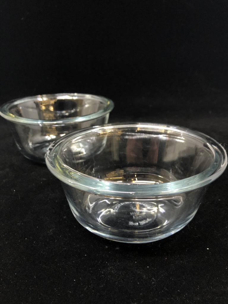 2PC GLASS PREP BOWLS.