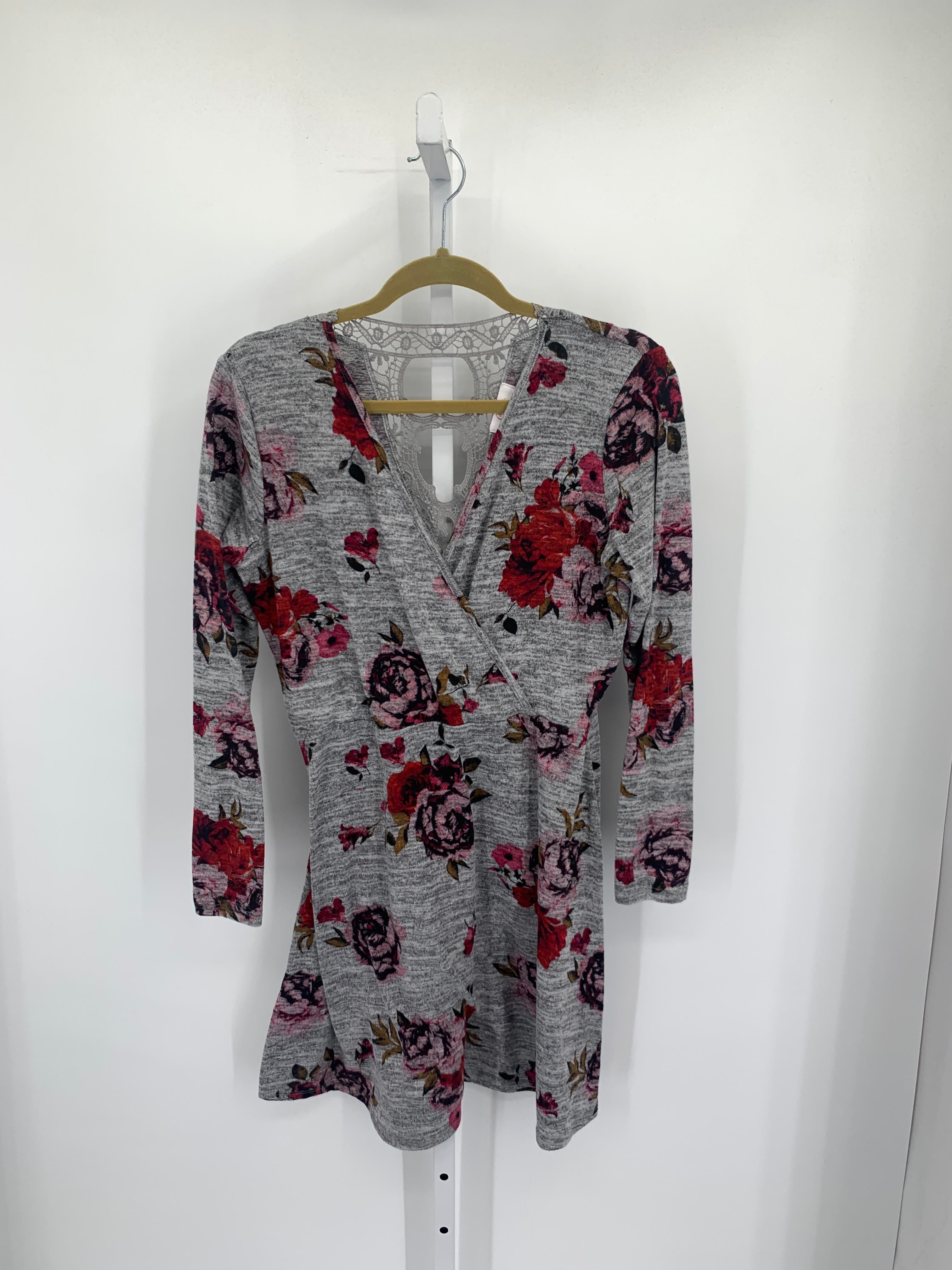 Candies Size Large Juniors Long Sleeve Dress