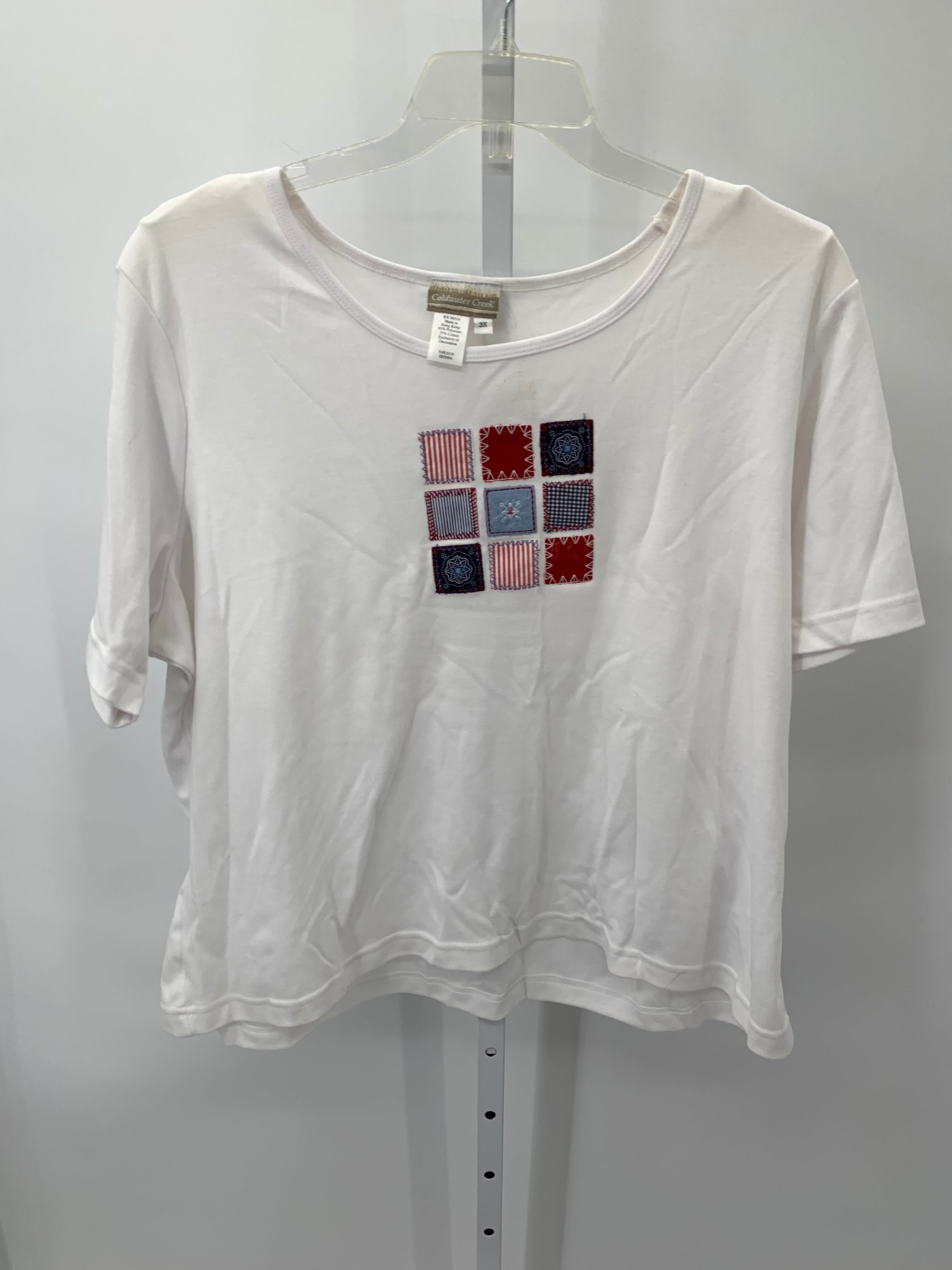 Coldwater Creek Size 3X Womens Short Sleeve Shirt