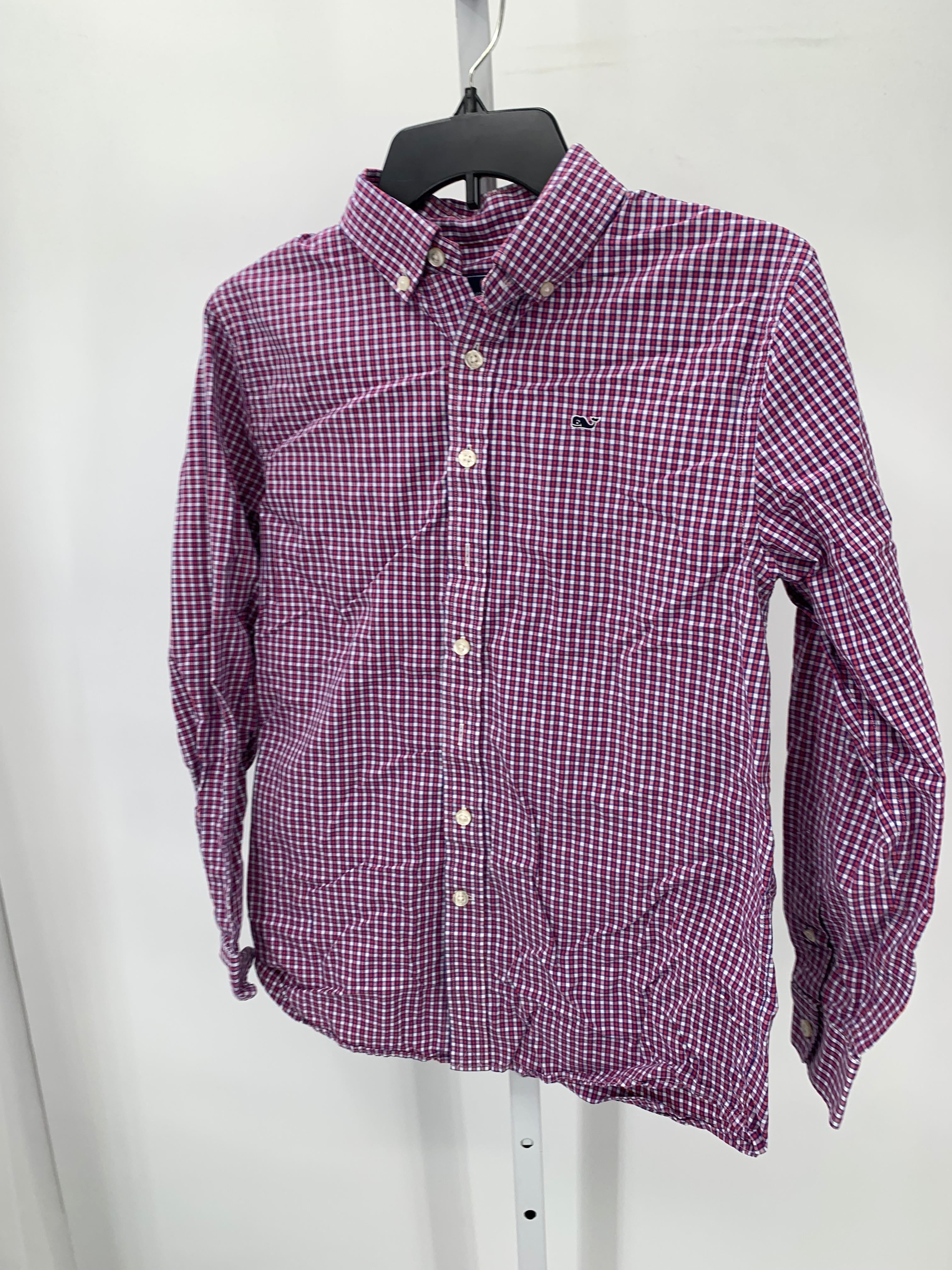 BLUE WHITE PLAID BTN DOWN