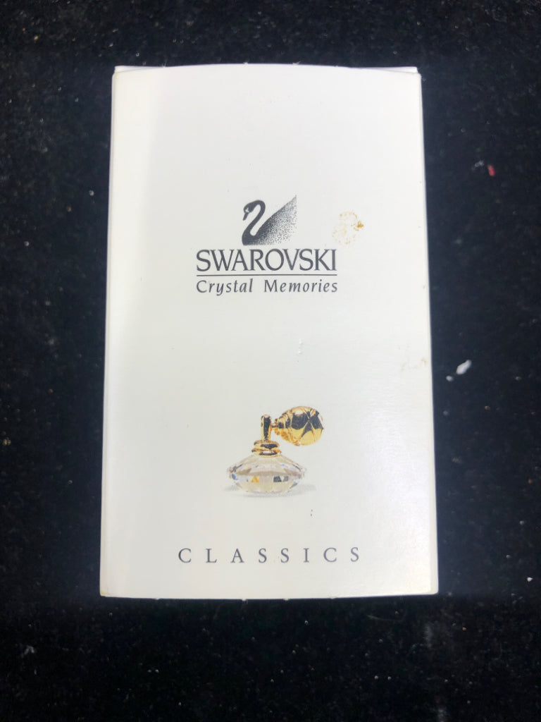 SWAROVSKI CRYSTAL MEMORIES PERFUME BOTTLE IN BOX