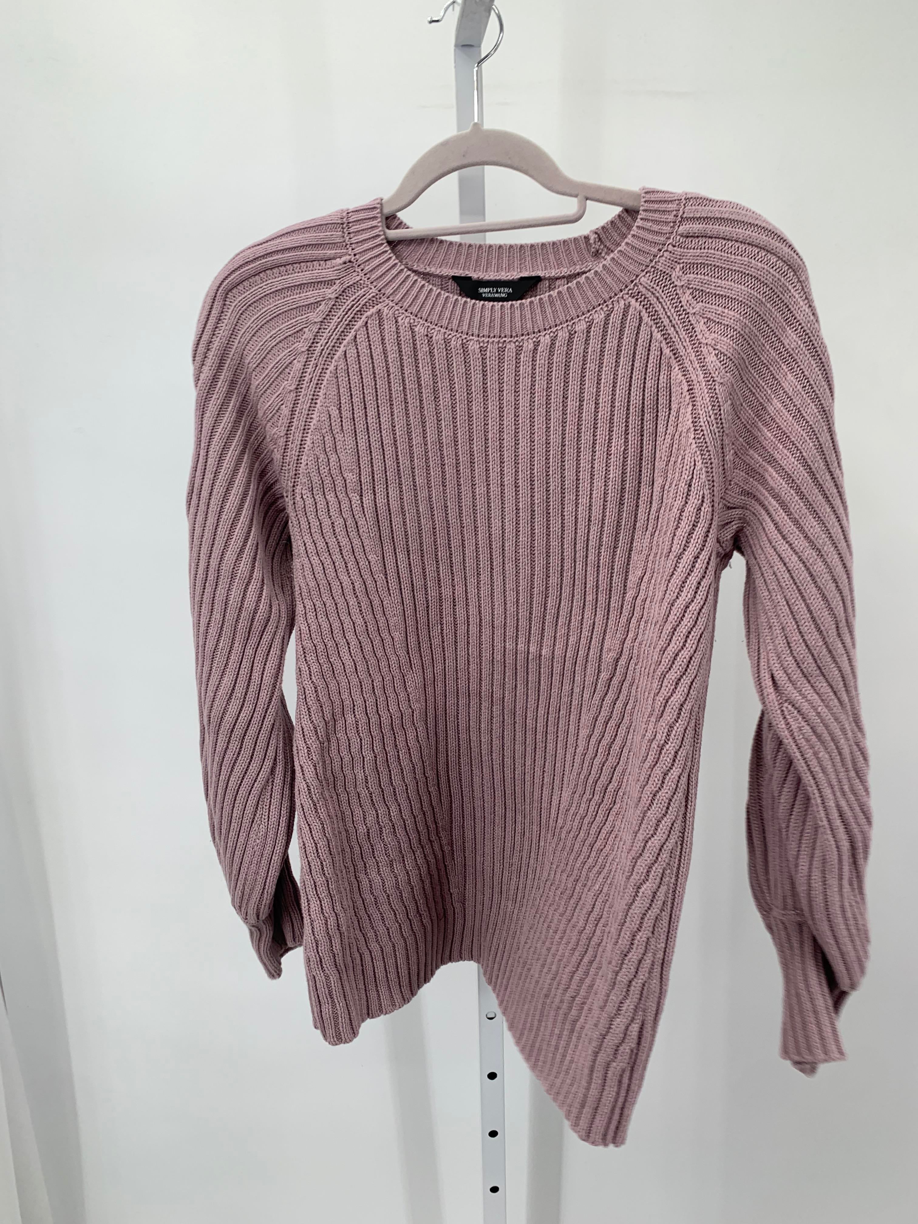 Vera Wang Size Large Misses Long Slv Sweater
