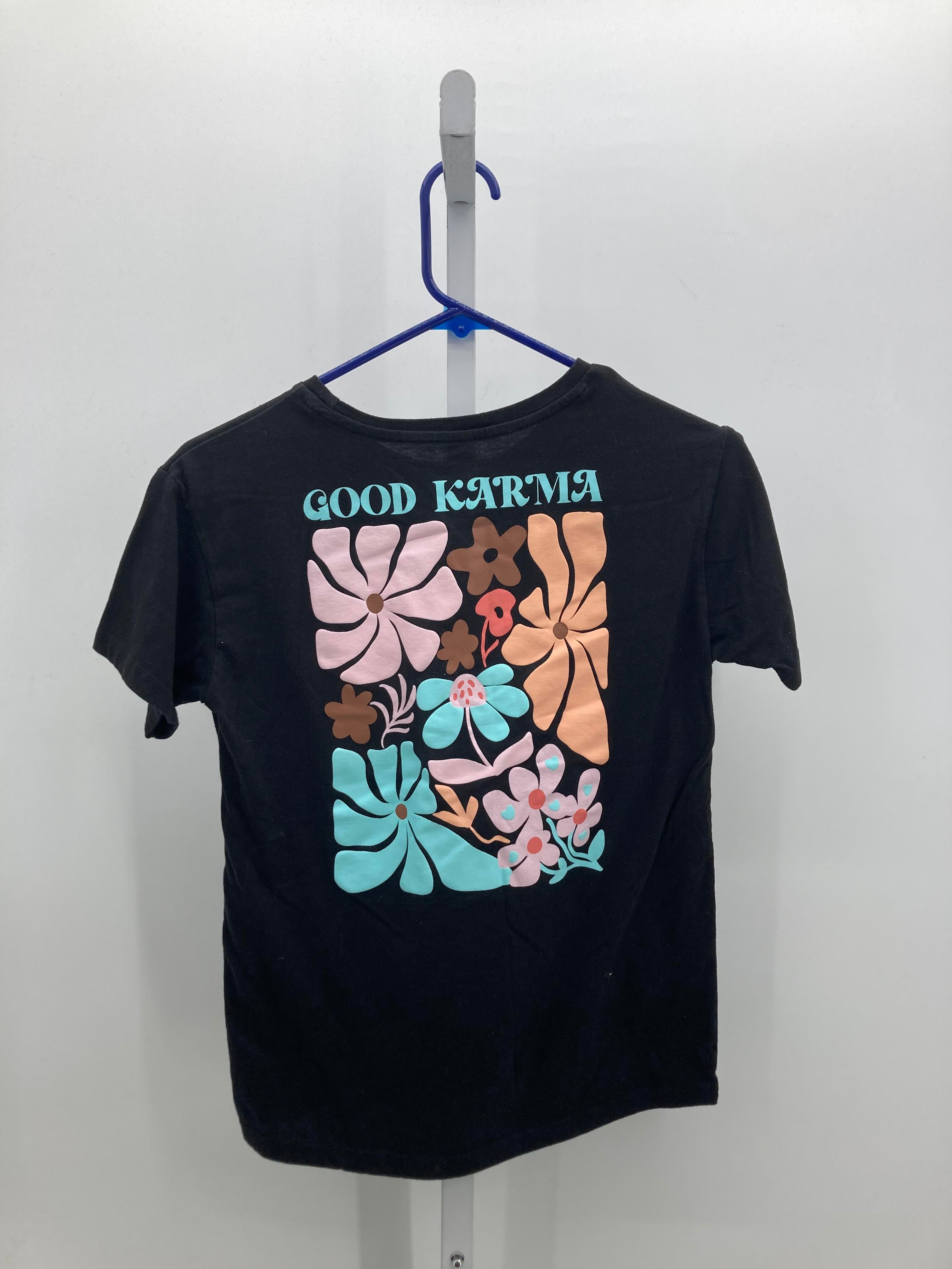 Wonder Nation Size 10-12 Girls Short Sleeve Shirt